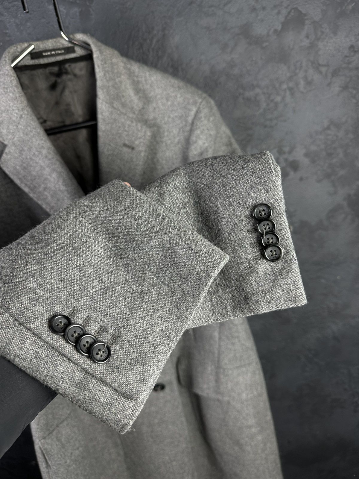 Hackett Men’s Hackett London Gray Wool Coat Size 54 Size US L / EU 52-54 / 3 - 14 Thumbnail