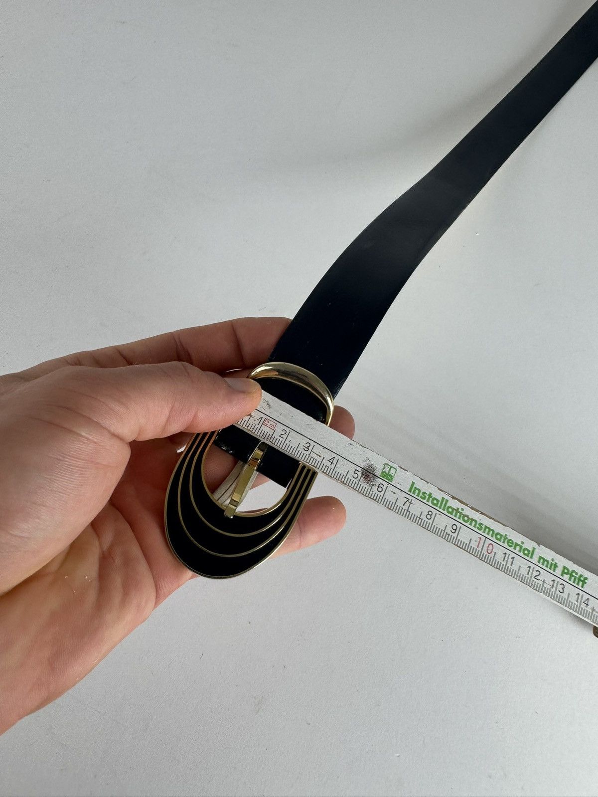 Dior Vintage Dior Leather Belt Black Size ONE SIZE - 7 Thumbnail