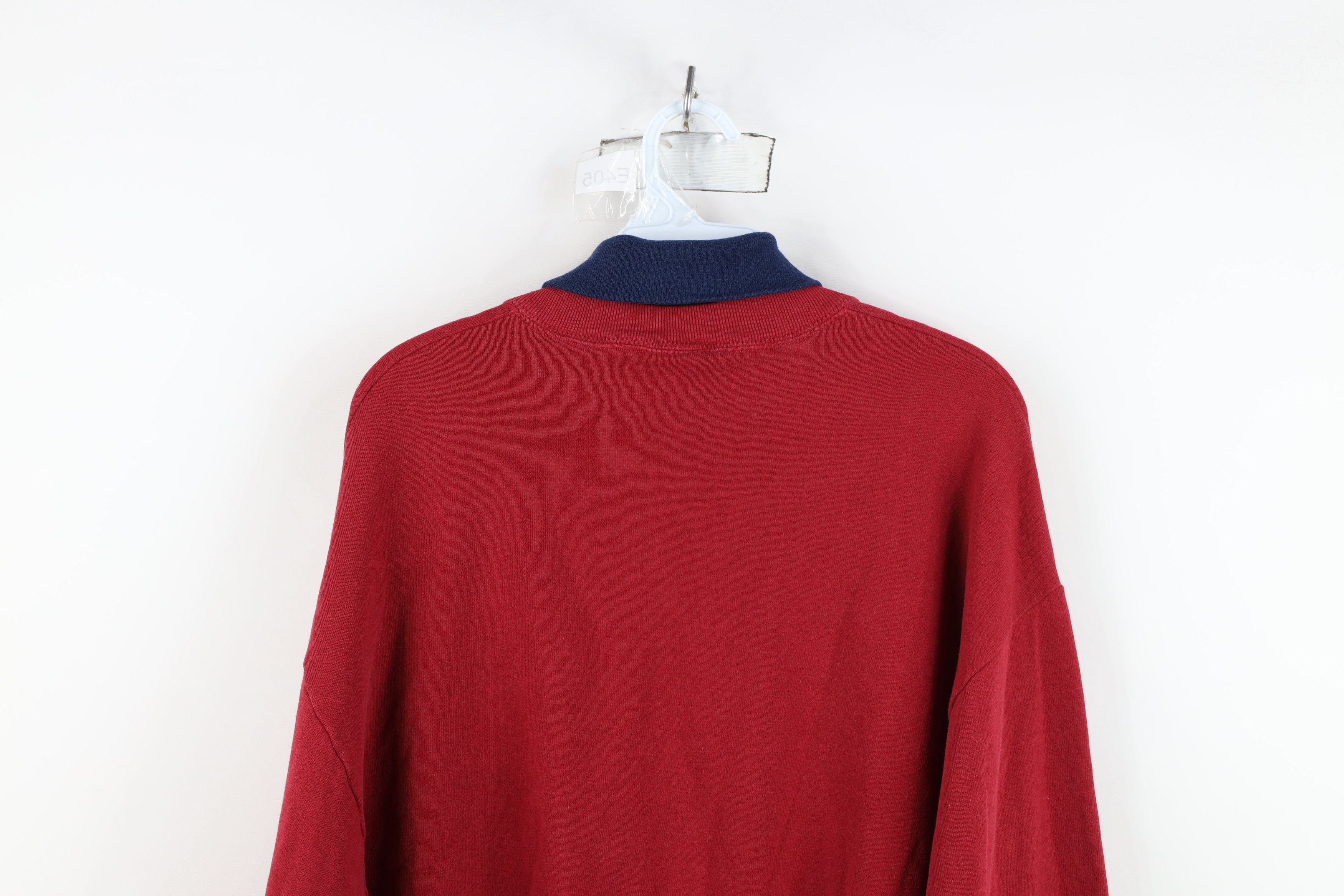 Vintage Vintage 90s Streetwear Heart Turtleneck Sweatshirt USA Size L / US 10 / IT 46 - 12 Thumbnail