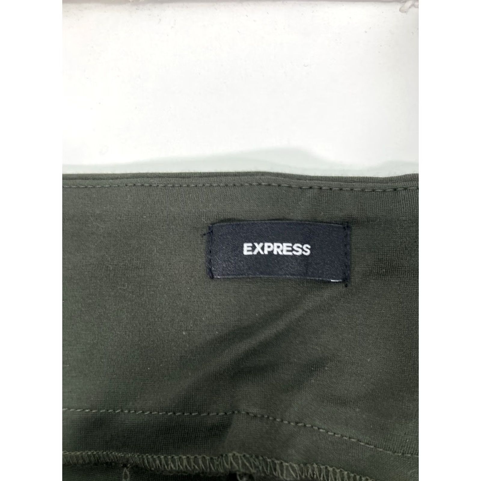 Express Express Ponte Pants Women 2XL Forest Green 42x27 Stretch NWT Khakis Leggings Size 40" / US 18 - 6 Thumbnail