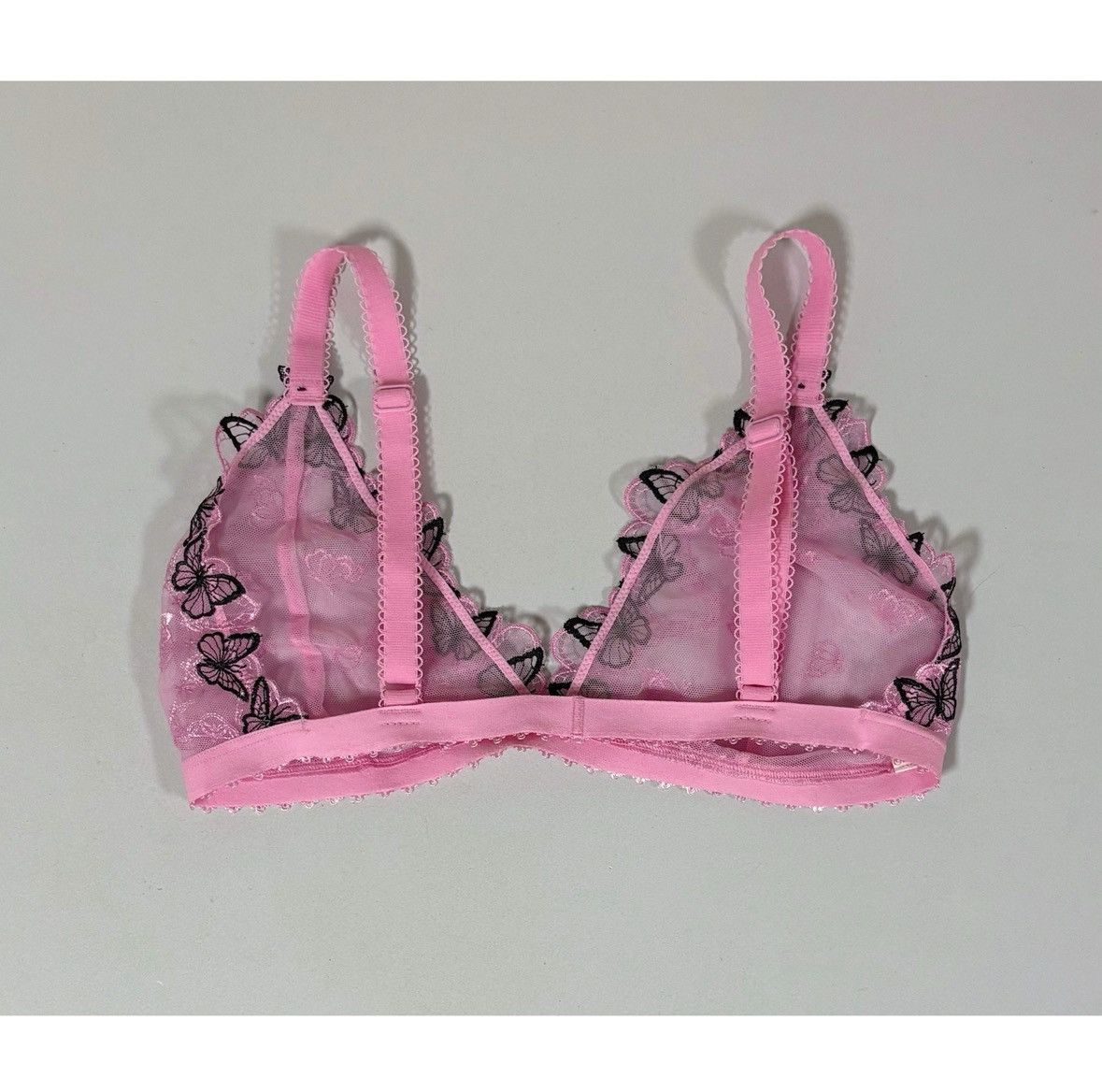 Victoria's Secret VS Pink Mesh Butterfly Bra Bralette Lingerie Size S 🎀✨ #bra Size S / US 4 / IT 40 - 3 Thumbnail