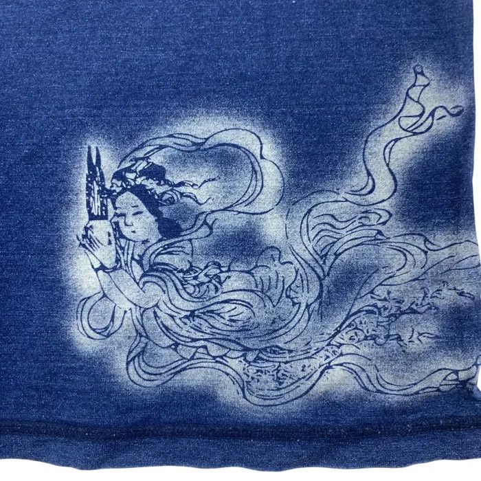 Vintage Vintage JAPAN TRADITIONAL KAMAKURA Goddess Indigo Tee Shirt Size M / US 6-8 / IT 42-44 - 6 Thumbnail