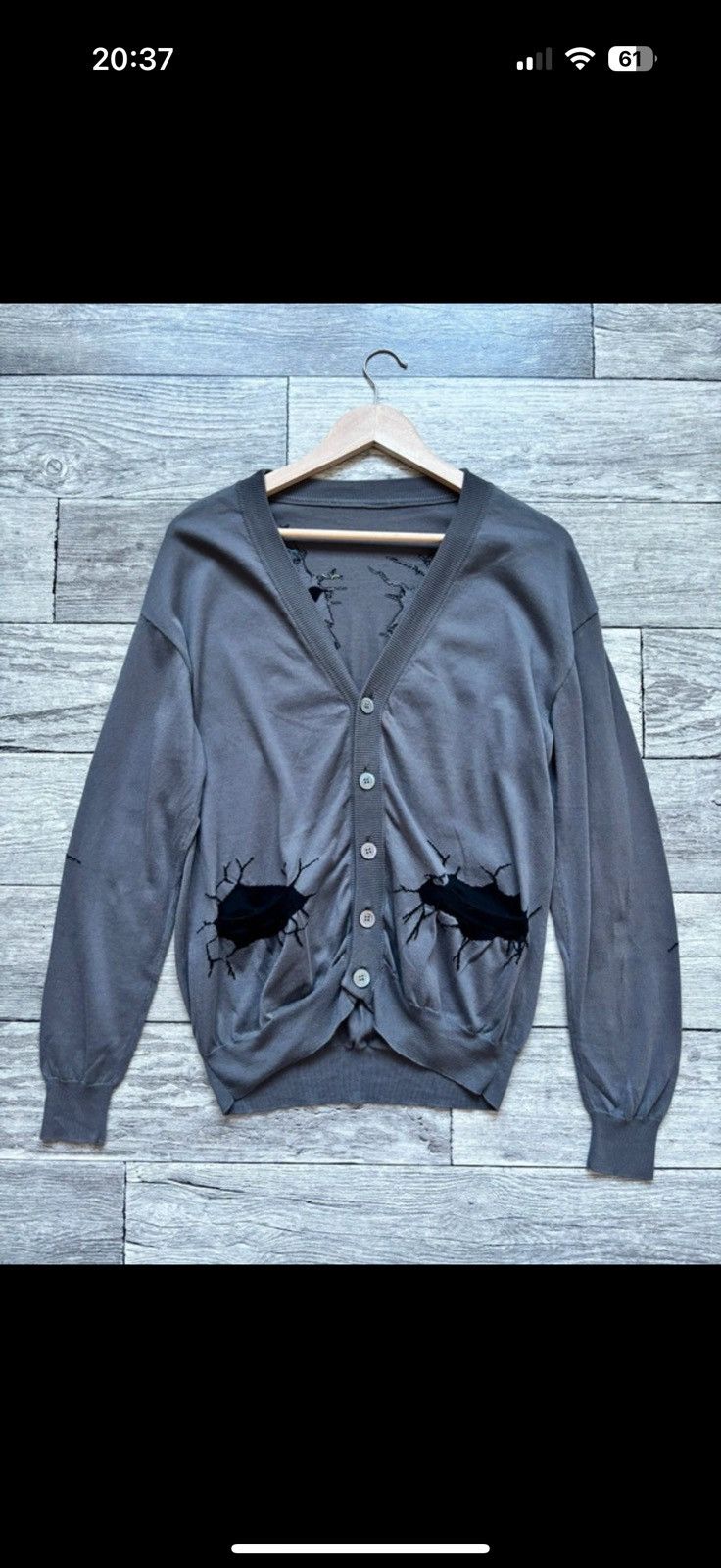 Moschino Cardigan moschino sweater x vintage Size US M / EU 48-50 / 2 - 2 Thumbnail