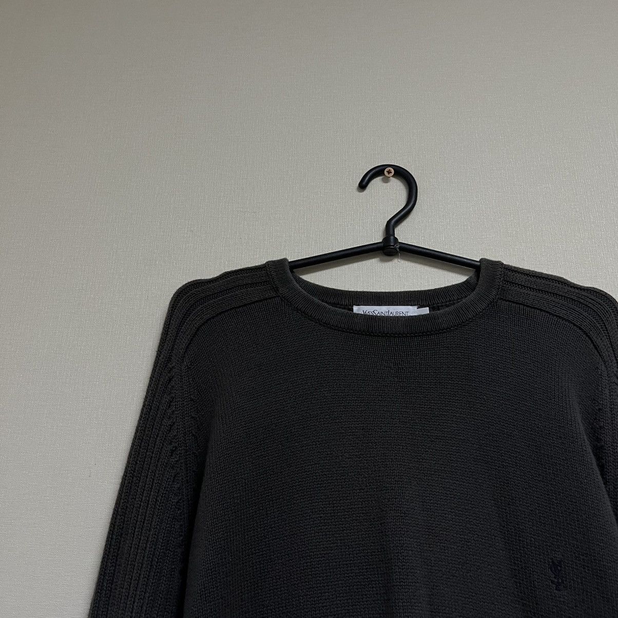 Yves Saint Laurent YSL Sweater Knit Yves Saint Laurent Sweater Vintage Faded Size US L / EU 52-54 / 3 - 3 Thumbnail