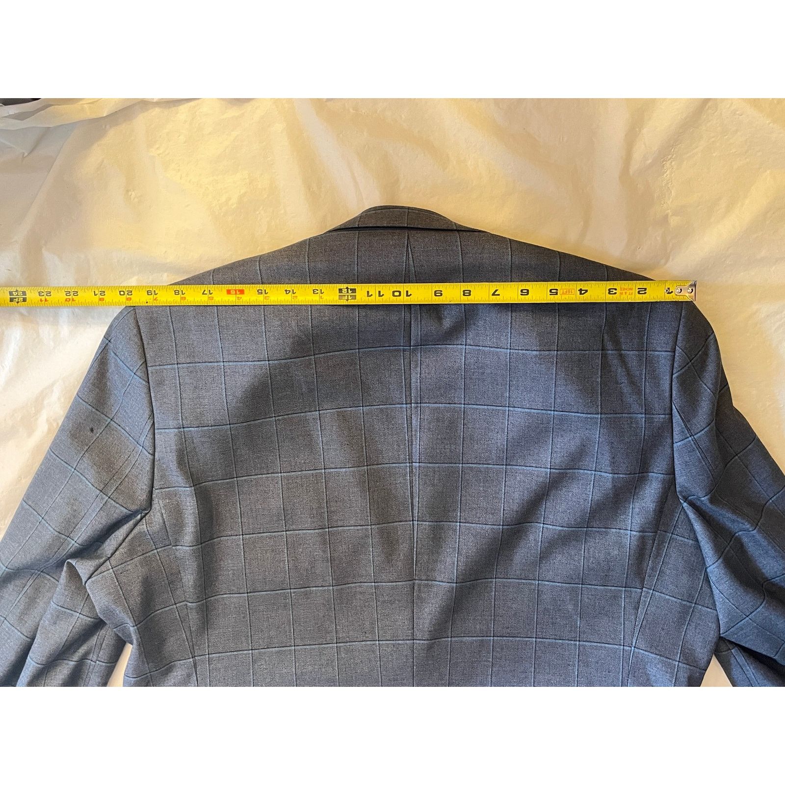 Tommy Hilfiger Tommy Hilfiger Men Suit Jacket 46R Gray Modern Fit Size 46R - 9 Thumbnail
