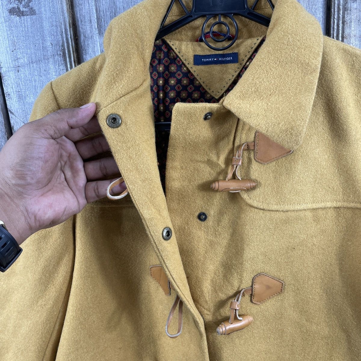 Tommy Hilfiger × Vintage Vintage Tommy Hilfiger Wool Jacket Size M / US 6-8 / IT 42-44 - 4 Thumbnail