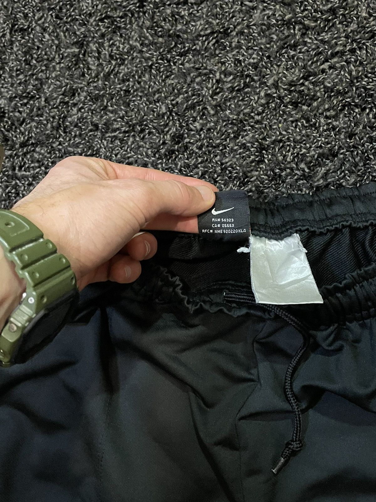 Nike × Vintage 00s Nike Team Vintage Swoosh Joggers Pants Drill Y2K Size US 33 - 6 Thumbnail
