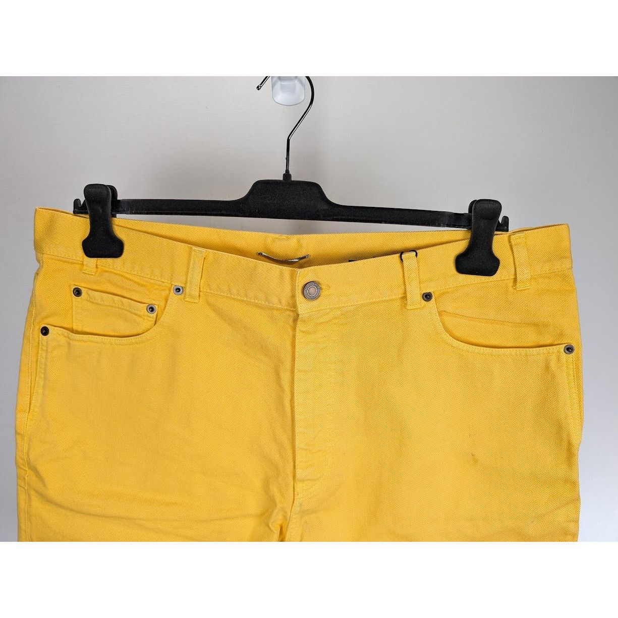 Saint Laurent Paris o1rshd1 Denim Short in Yellow Size US 34 / EU 50 - 10 Thumbnail