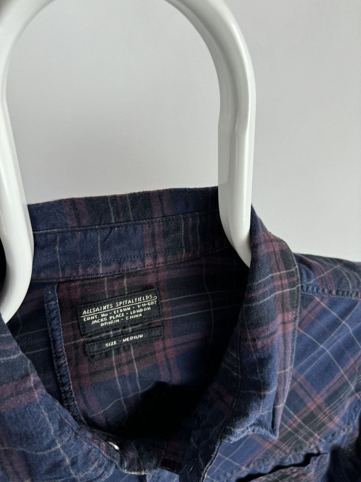 Allsaints All Saints Spitalfields Boston LS Shirt Size US M / EU 48-50 / 2 - 3 Thumbnail