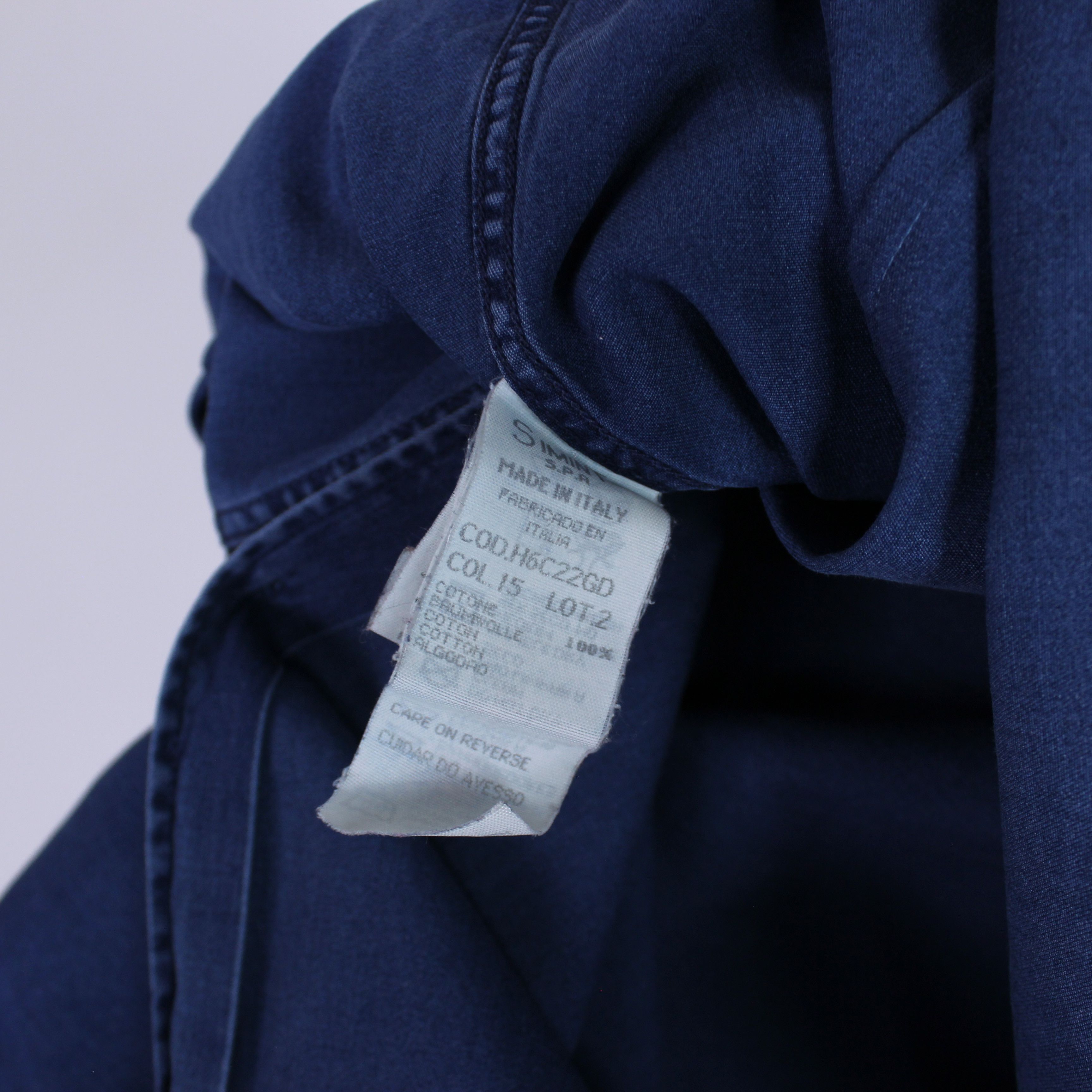 Armani Armani jeans denim blue shirt buttons ups L Size US L / EU 52-54 / 3 - 7 Thumbnail