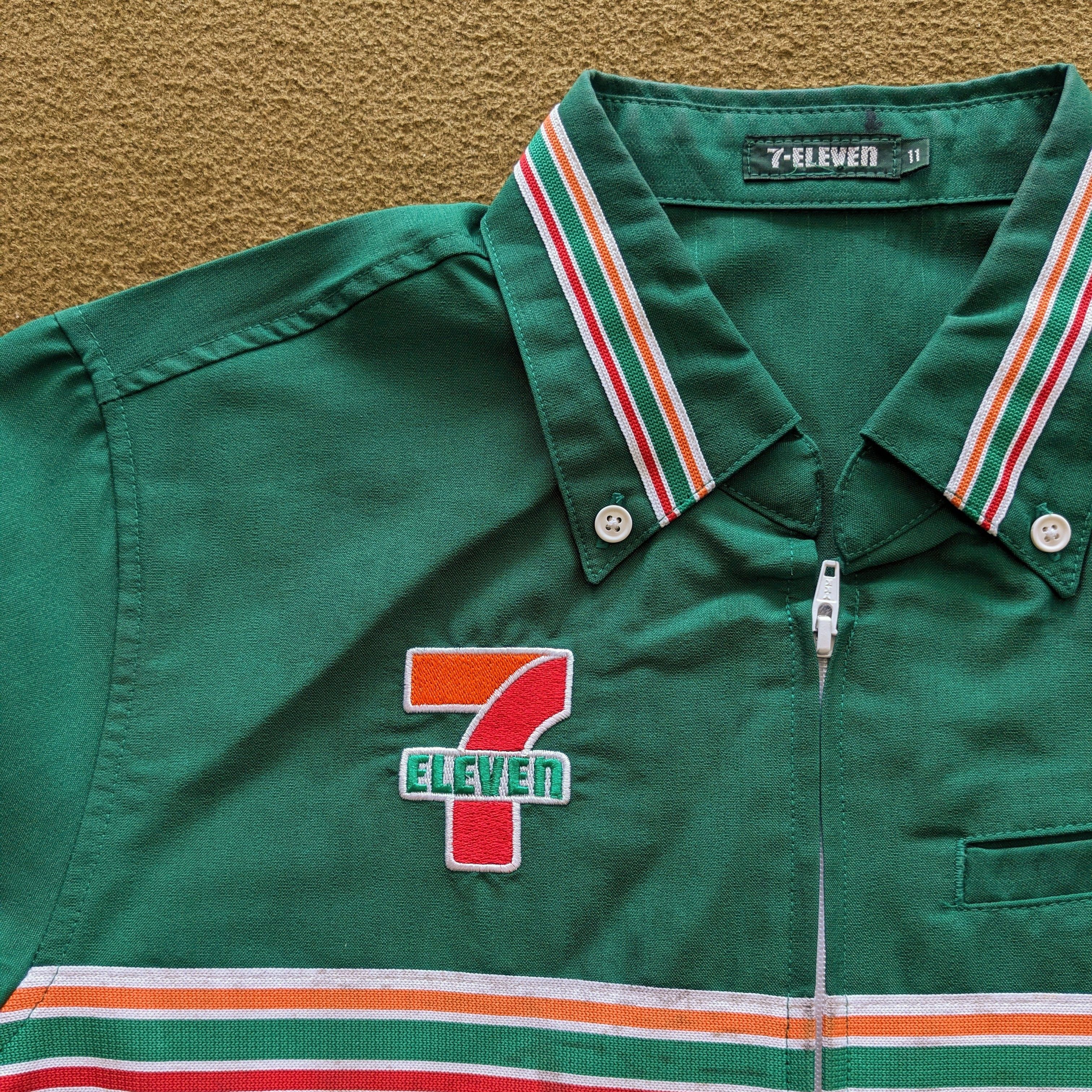 Vintage Vintage 7 ELEVEN Uniform Workers Jacket Size US M / EU 48-50 / 2 - 3 Thumbnail