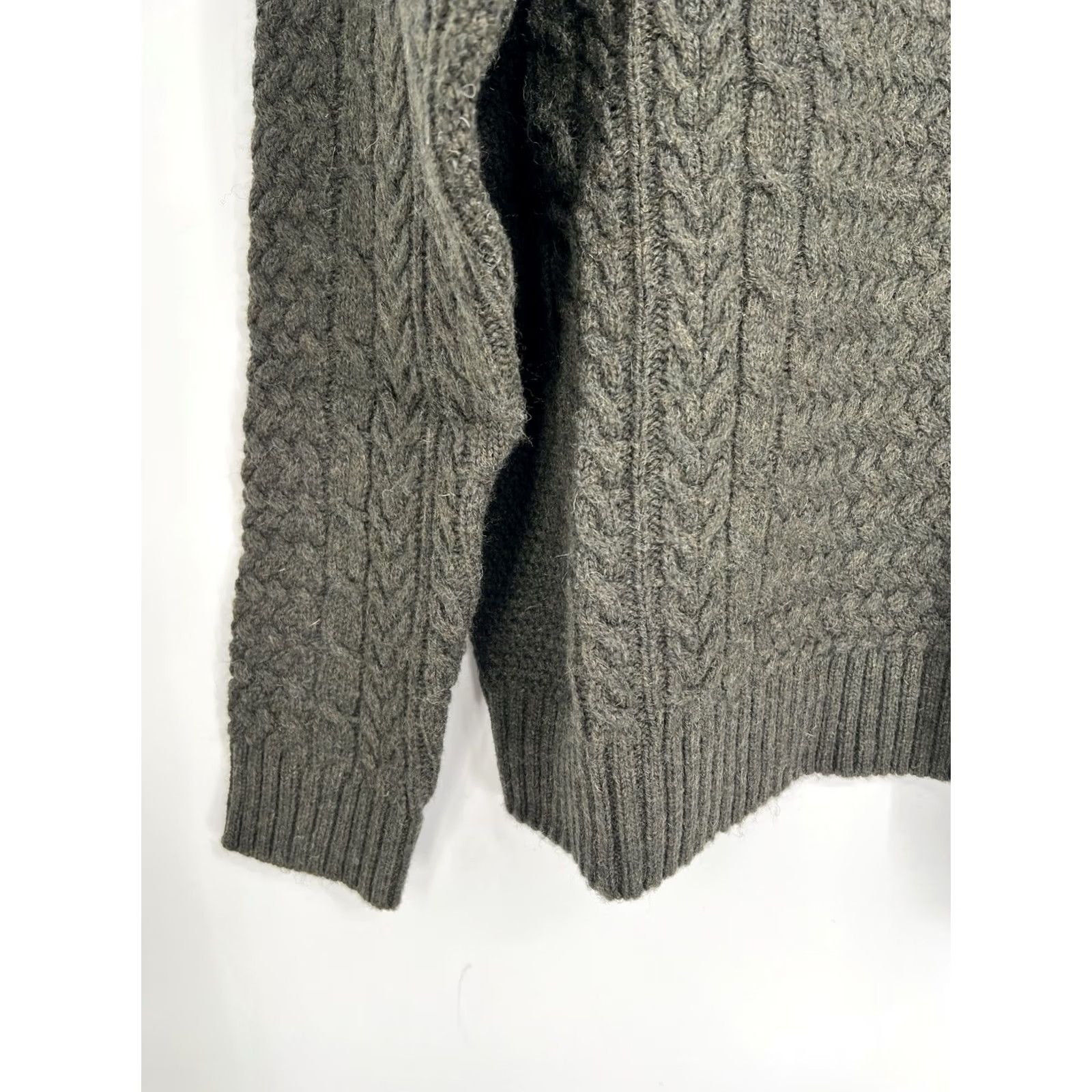 Pendleton Pendleton 100% Wool Fisherman Sweater Knit Crew Neck 2XL Dark Green Mens Pullover Cable Knit Vintage: No Size US XXL / EU 58 / 5 - 6 Thumbnail