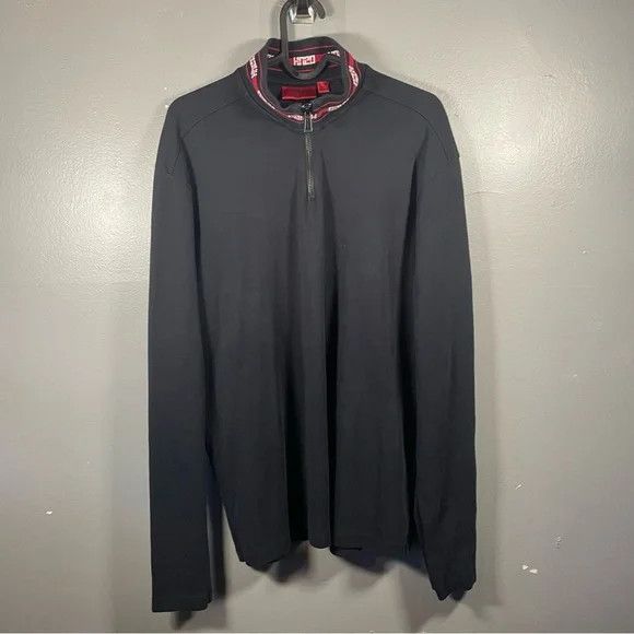 Hugo Boss Hugo Boss Quarter Zip Sweater Size US L / EU 52-54 / 3 - 1 Thumbnail