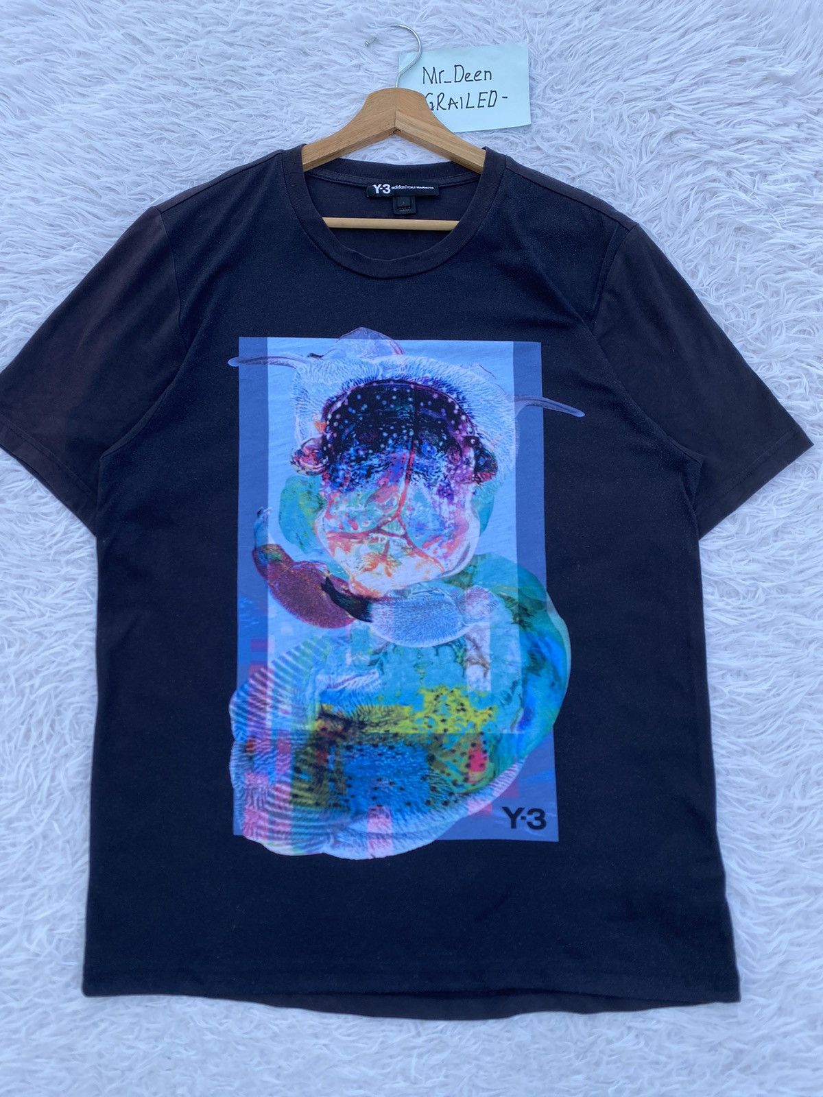 Adidas Rare Adidas Y3 Yohji Yamamoto Tshirt Size US L / EU 52-54 / 3 - 4 Thumbnail