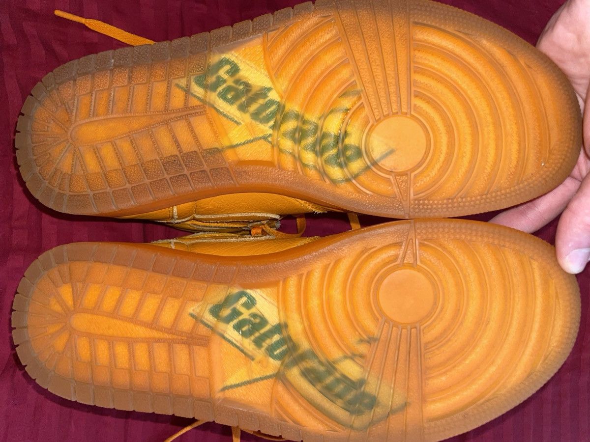 Gatorade × Jordan Brand Air Jordan 1 Retro High OG G8RD ‘Orange Peel’ Size US 9.5 / EU 42-43 - 5 Thumbnail