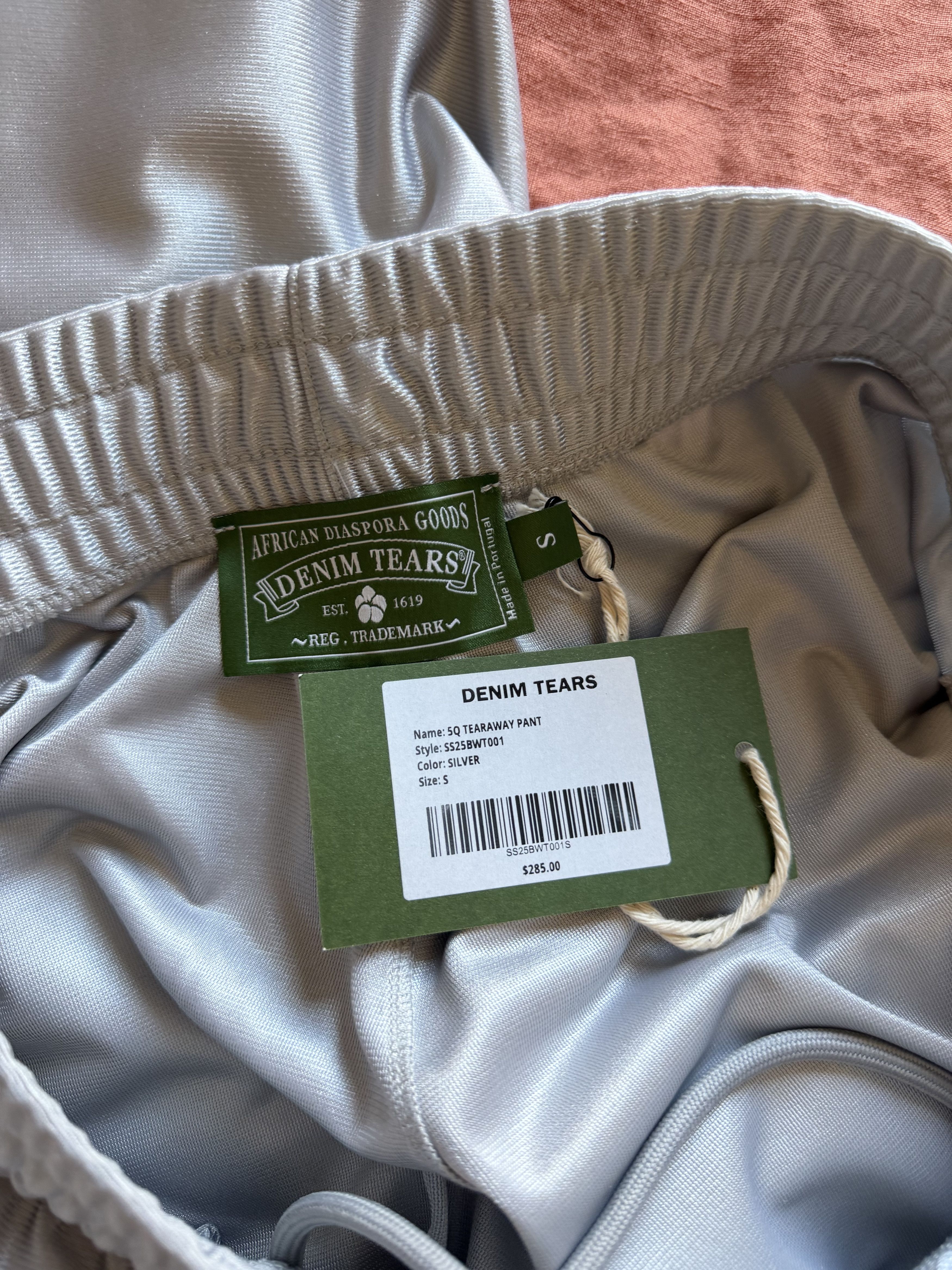 DENIM TEARS Denim Tears 5Q Tearaway Pants in Silver Size US 30 / EU 46 - 7 Thumbnail
