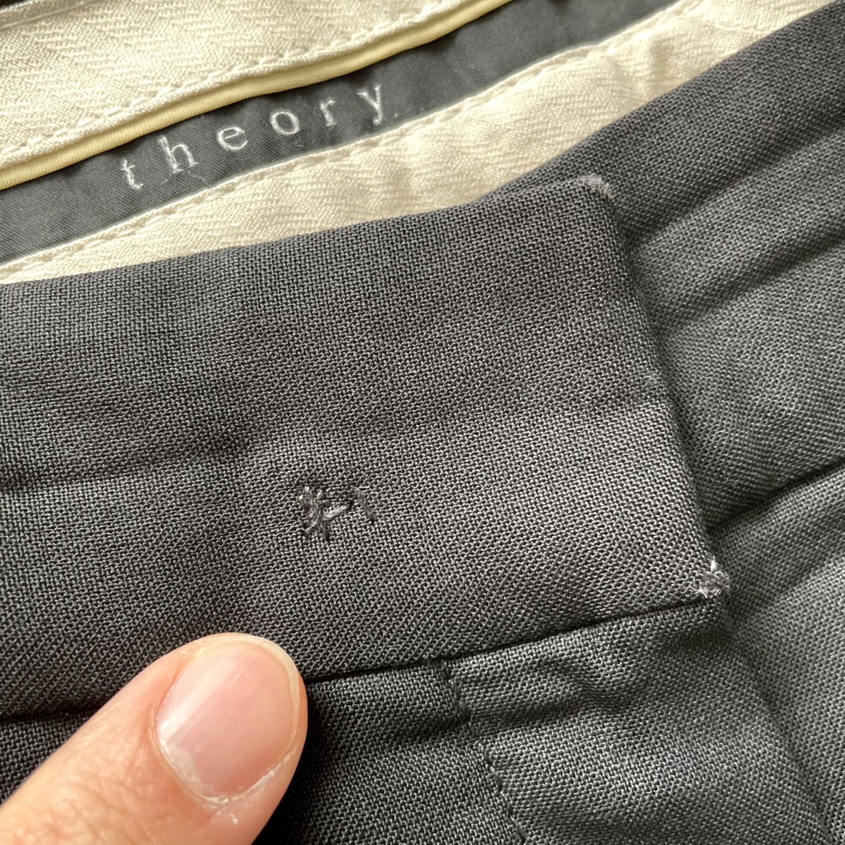 Theory Theory Bootcut Pants Womens 30x30.5 Black Wool Office Dress Pants 80s 90s City Preppy Luxury Classy Size 30" / US 8 / IT 44 - 6 Thumbnail