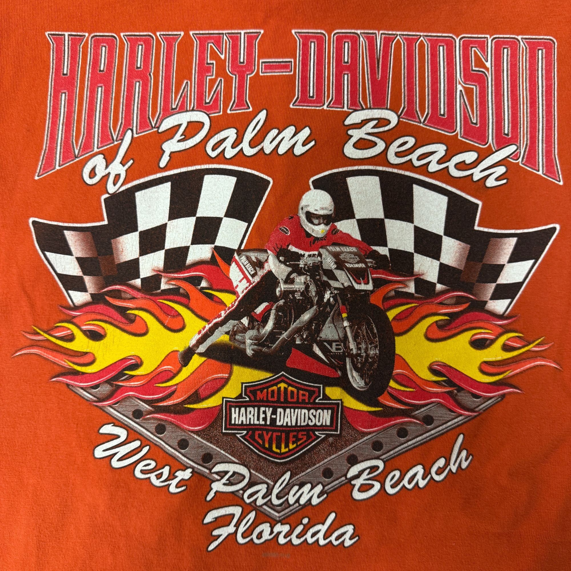 Harley Davidson H-D Motorcycle STREET RACER West PALM BEACH FL Biker Shirt Size US M / EU 48-50 / 2 - 4 Thumbnail