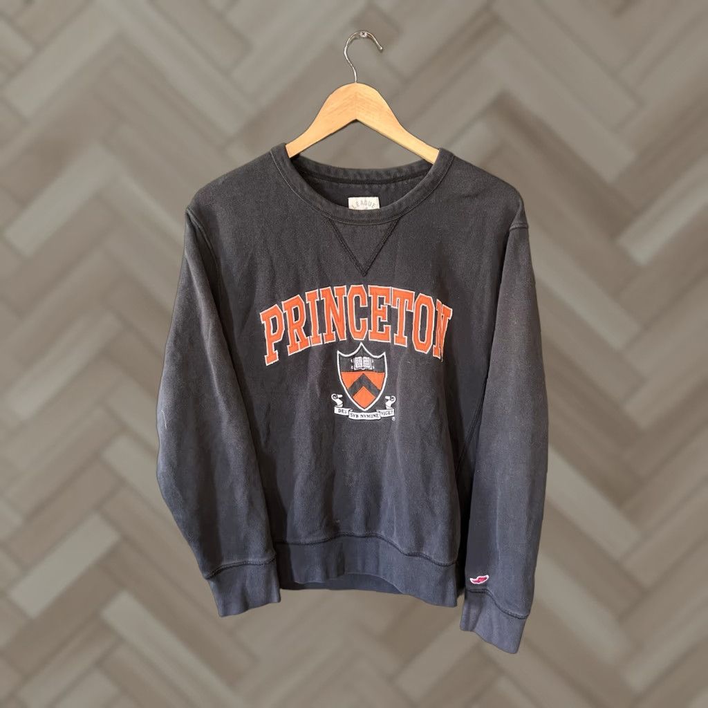 Vintage League Womens Black Pullover Sweatshirt Size M Long Sleeve Crew Neck Size M / US 6-8 / IT 42-44 - 1 Thumbnail