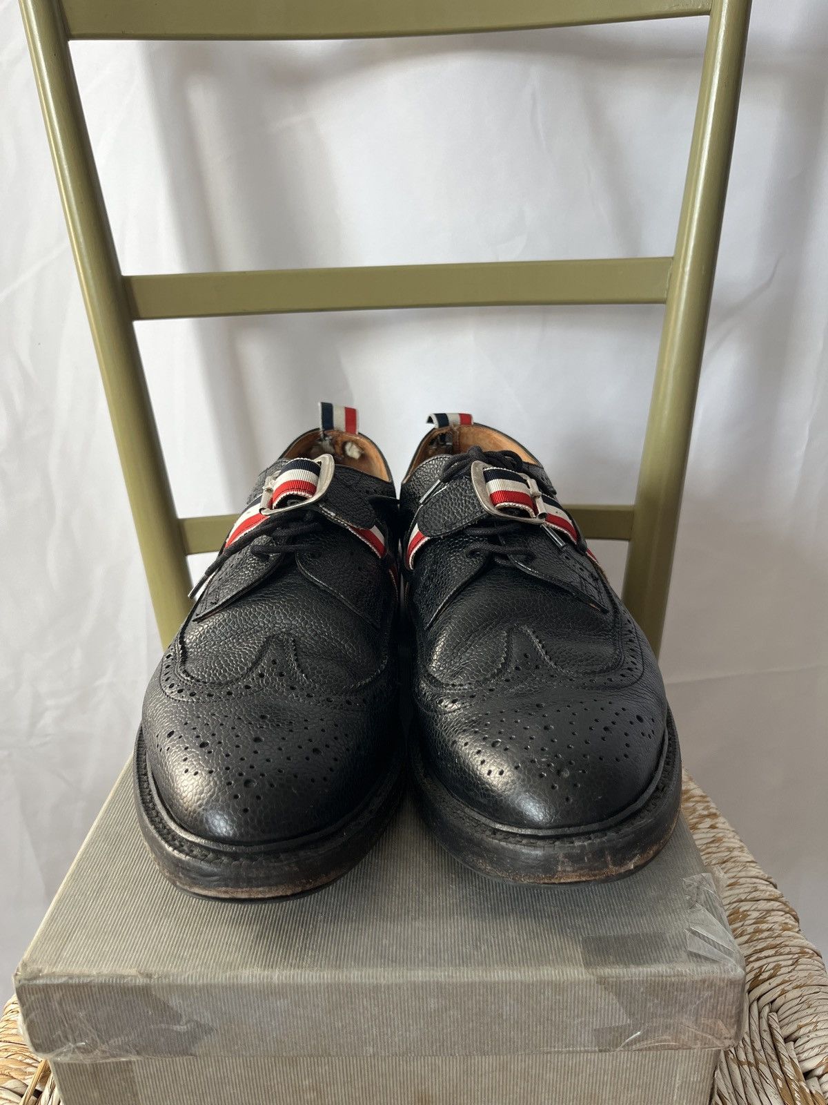 Thom Browne Thom Browne Longwing Brogue Strap Leather Size US 11 / EU 44 - 2 Thumbnail