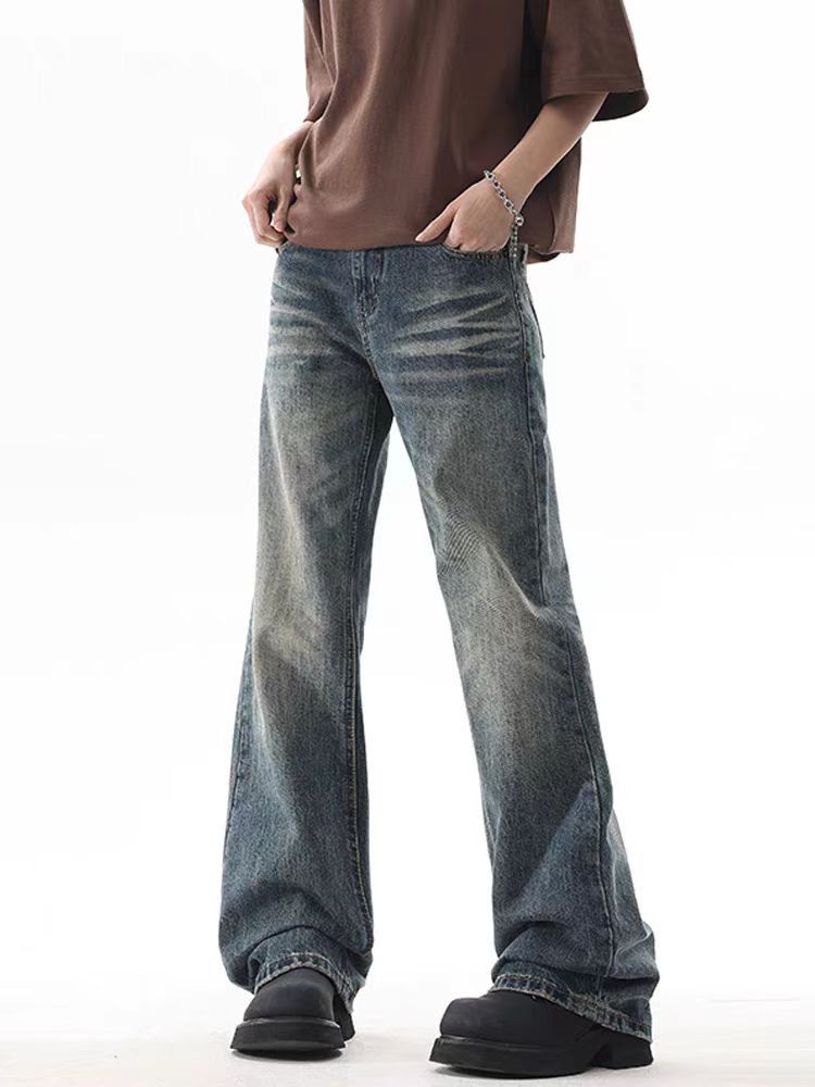 Japanese Brand × Jean Washed and textured distressed baggy jeans Size US 32 / EU 48 - 2 Thumbnail