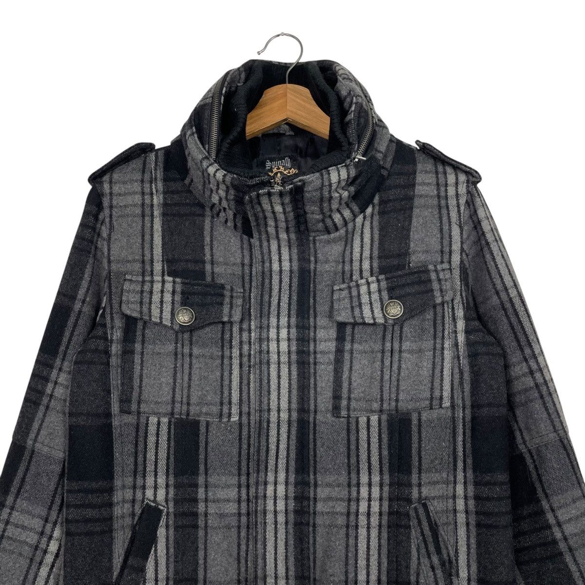 Spinash Japanese Brand Spinash Tartan Zipper Jacket Size US M / EU 48-50 / 2 - 2 Thumbnail