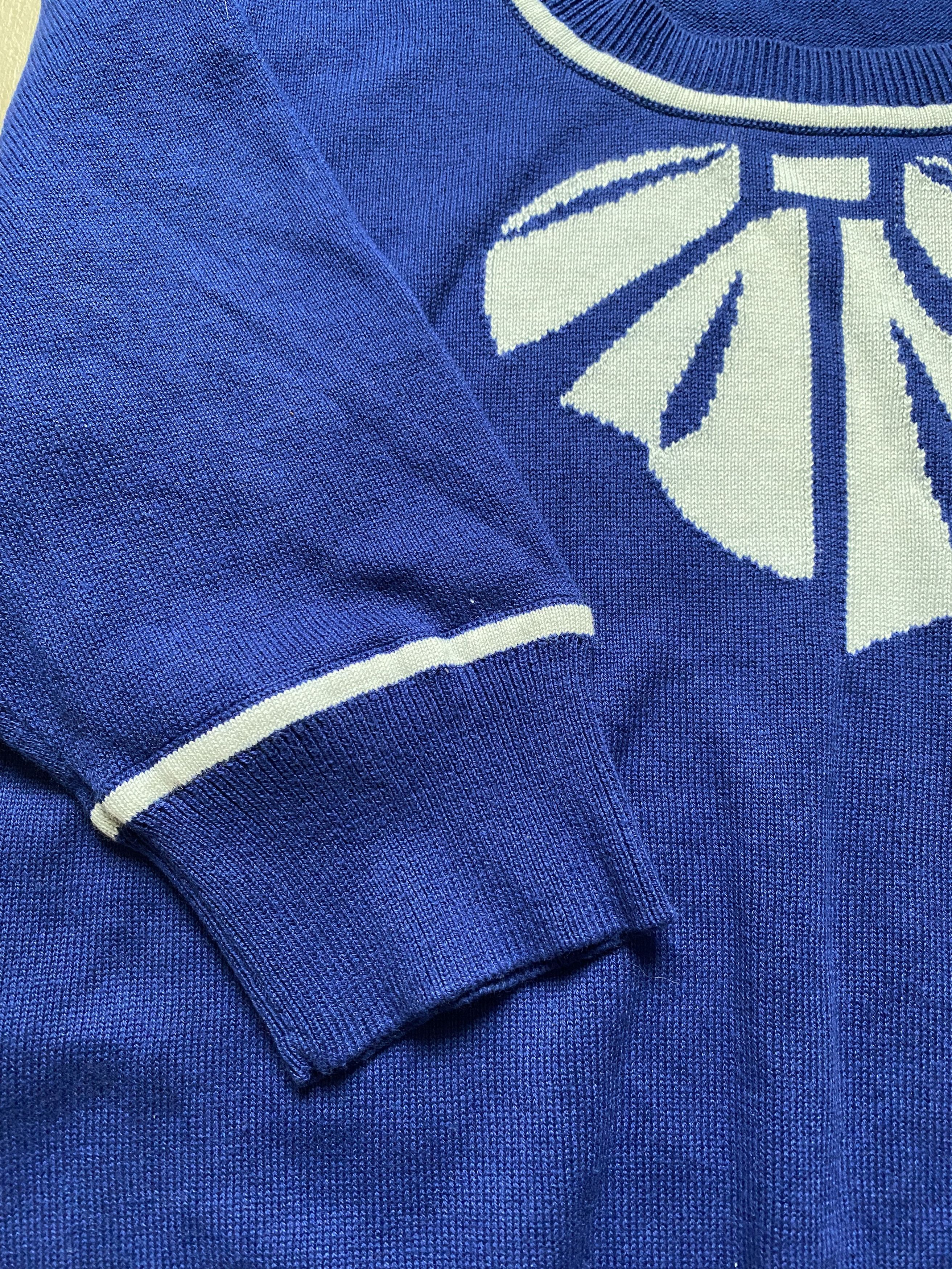 Hobbs London Hobbs Blue Sweater with Silk and Cashmere Blend Size M / US 6-8 / IT 42-44 - 3 Thumbnail