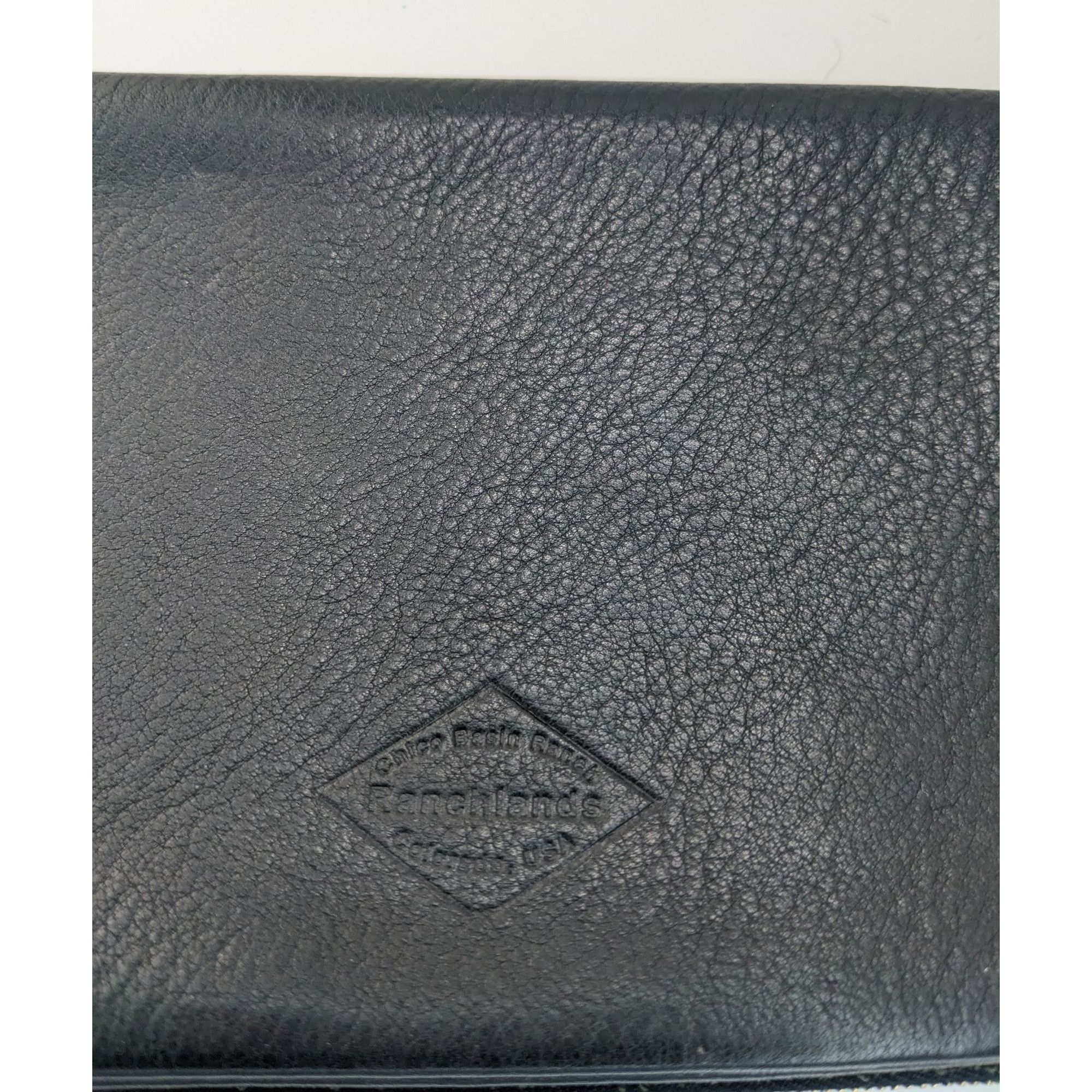 Other Western Ranchlands Black Leather Fold Over Clutch Chico Basi Size ONE SIZE - 9 Thumbnail