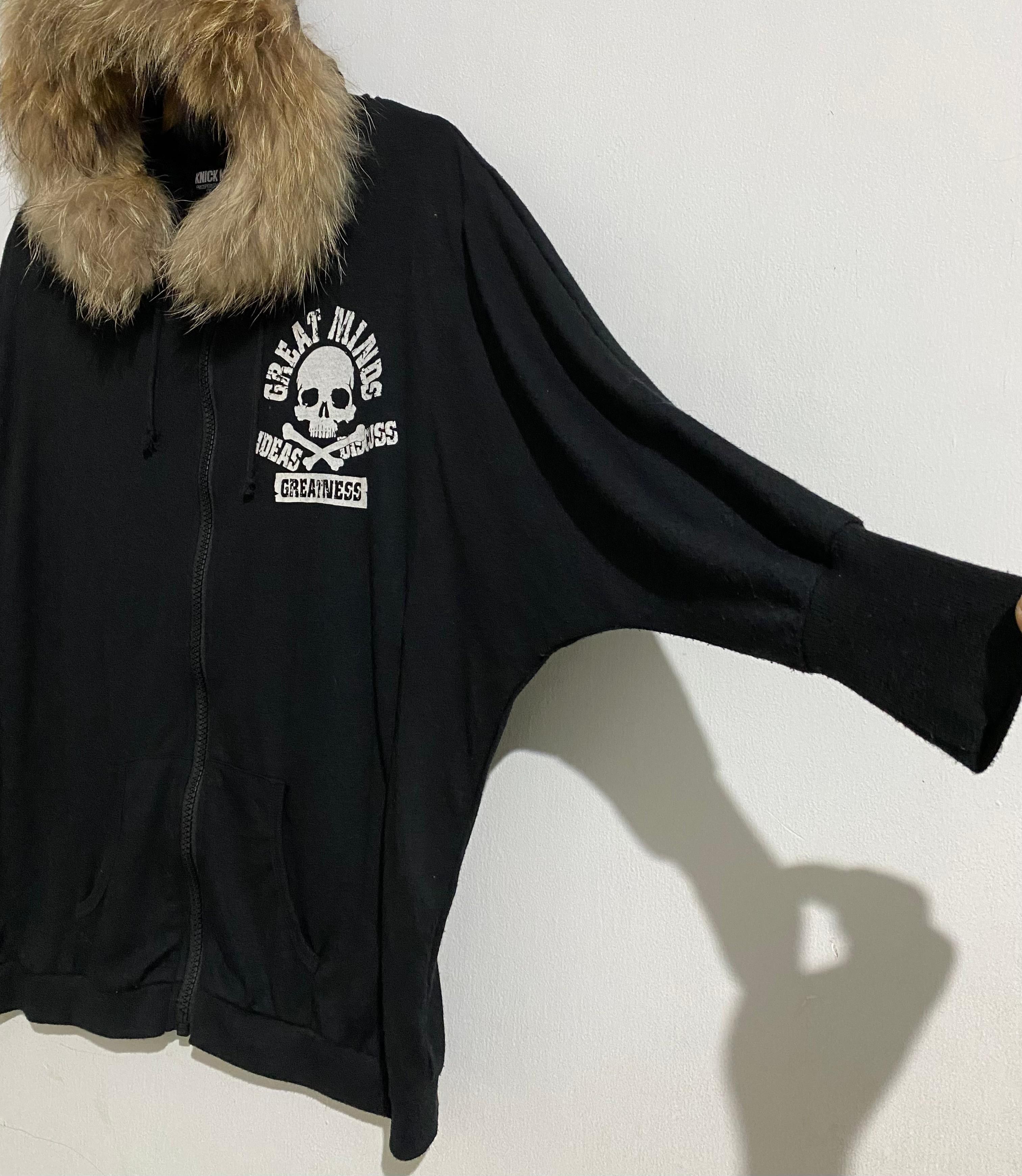 Other Japanese Fur knick knack great minds Skull zipp hoodie Size US L / EU 52-54 / 3 - 3 Thumbnail