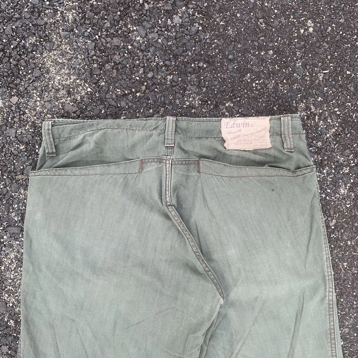 Japanese Brand FADED TROUSERS 36x31 JAPANESE VINTAGE ROLL UPS UTILITY PANTS Size US 36 / EU 52 - 12 Thumbnail