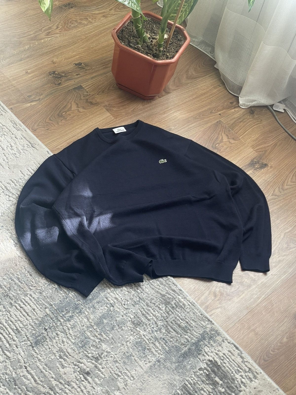 Japanese Brand × Lacoste Luxury Lacoste chest logo sweater Size US L / EU 52-54 / 3 - 1 Thumbnail