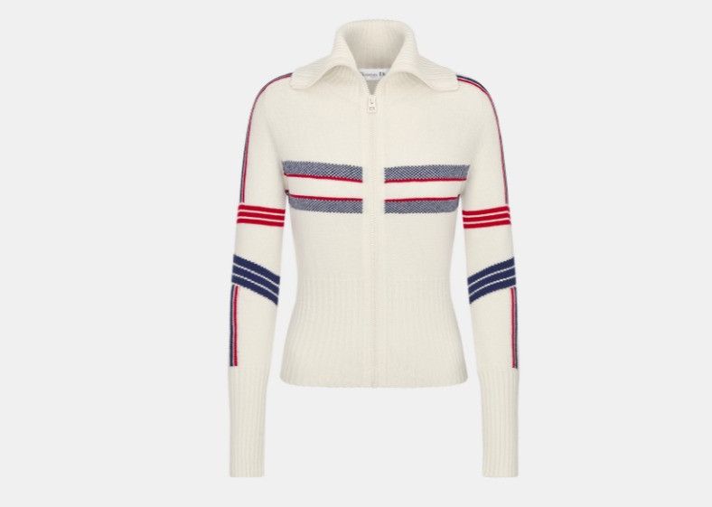 Dior o1w1db10325 414G60 Zipped Cardigan in Multicolor Size XL / US 12-14 / IT 48-50 - 1 Thumbnail