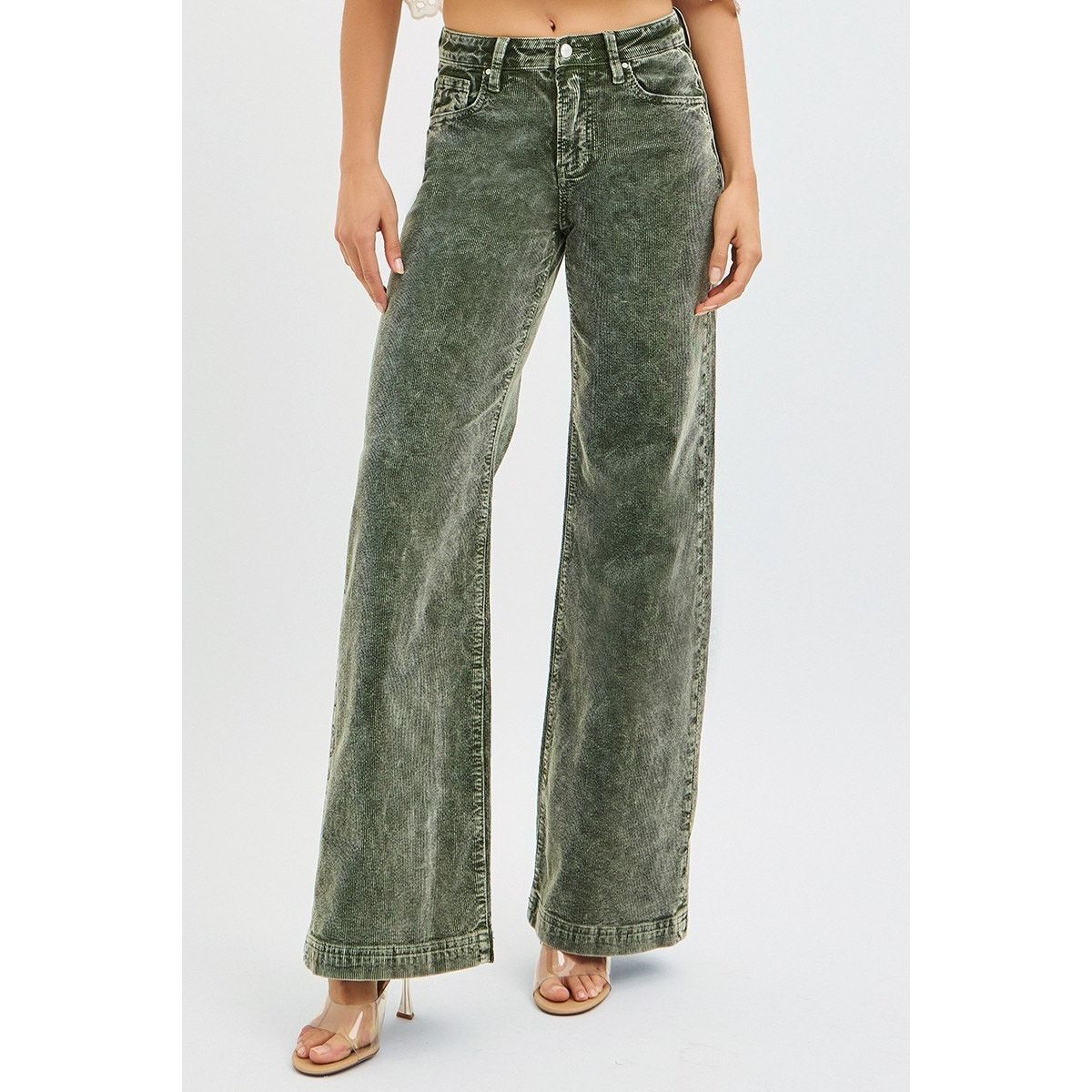 Other RISEN High Rise Wide Leg Corduroy Jeans - Plus Size 2XL Size 36" / US 14 / IT 50 - 3 Thumbnail