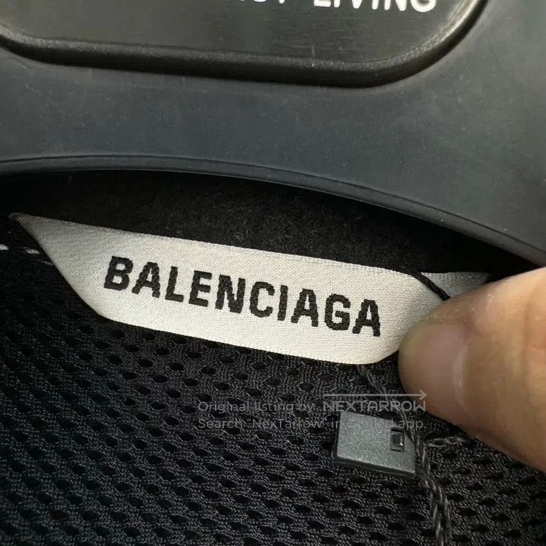 Balenciaga Balenciaga Double Hook Embroidered Fleece Zip Jacket Size XXS / US 00 / IT 34 - 5 Thumbnail