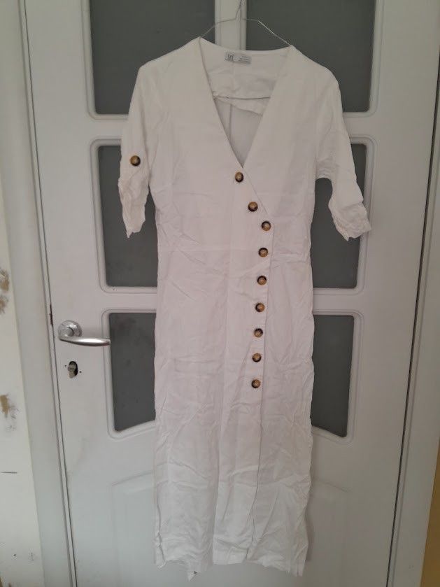 Zara Summer white, long dress | Grailed