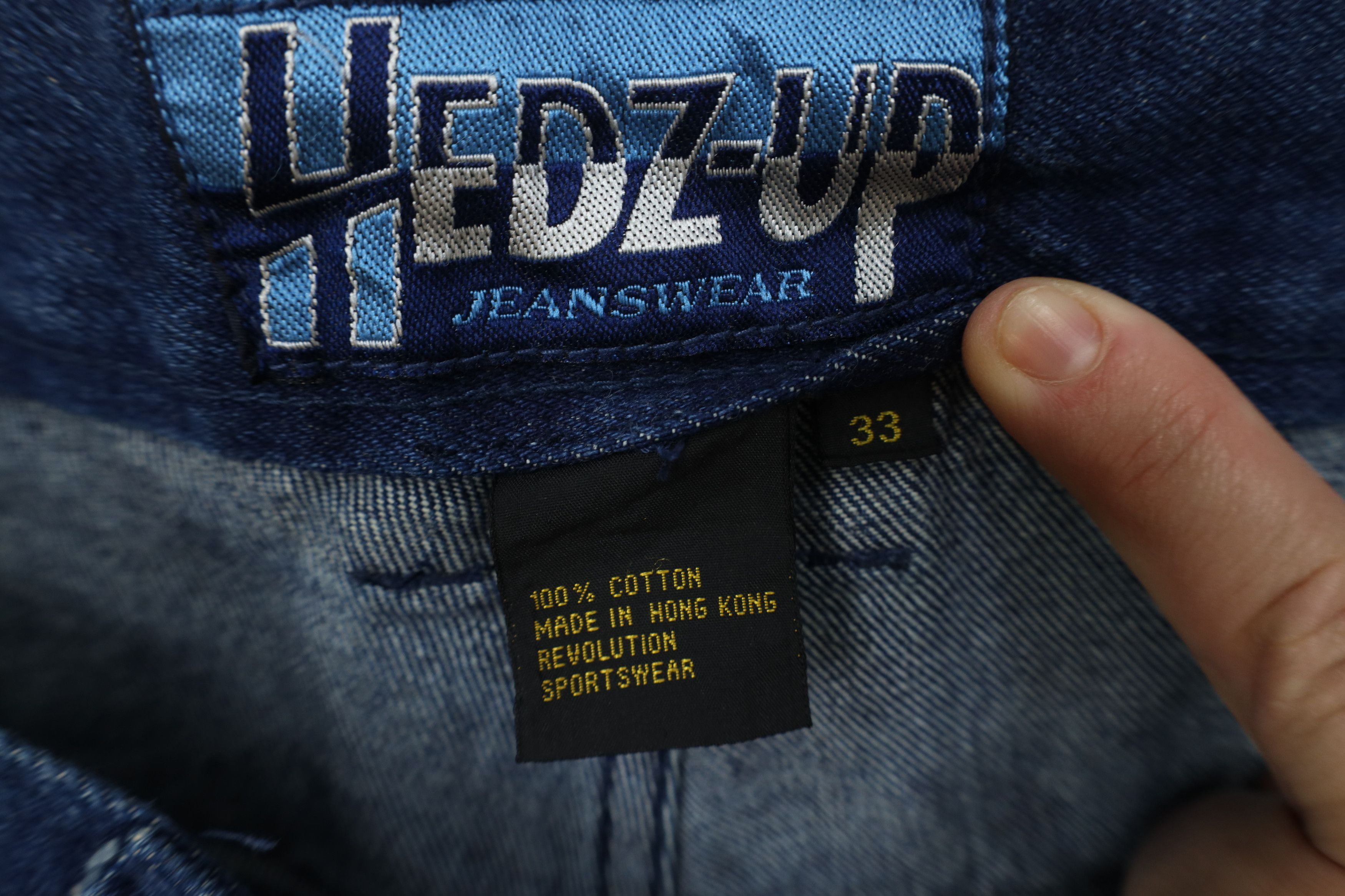 Vintage Deadstock Vintage 90s Y2K Streetwear Wide Leg Jeans Size US 33 - 10 Thumbnail