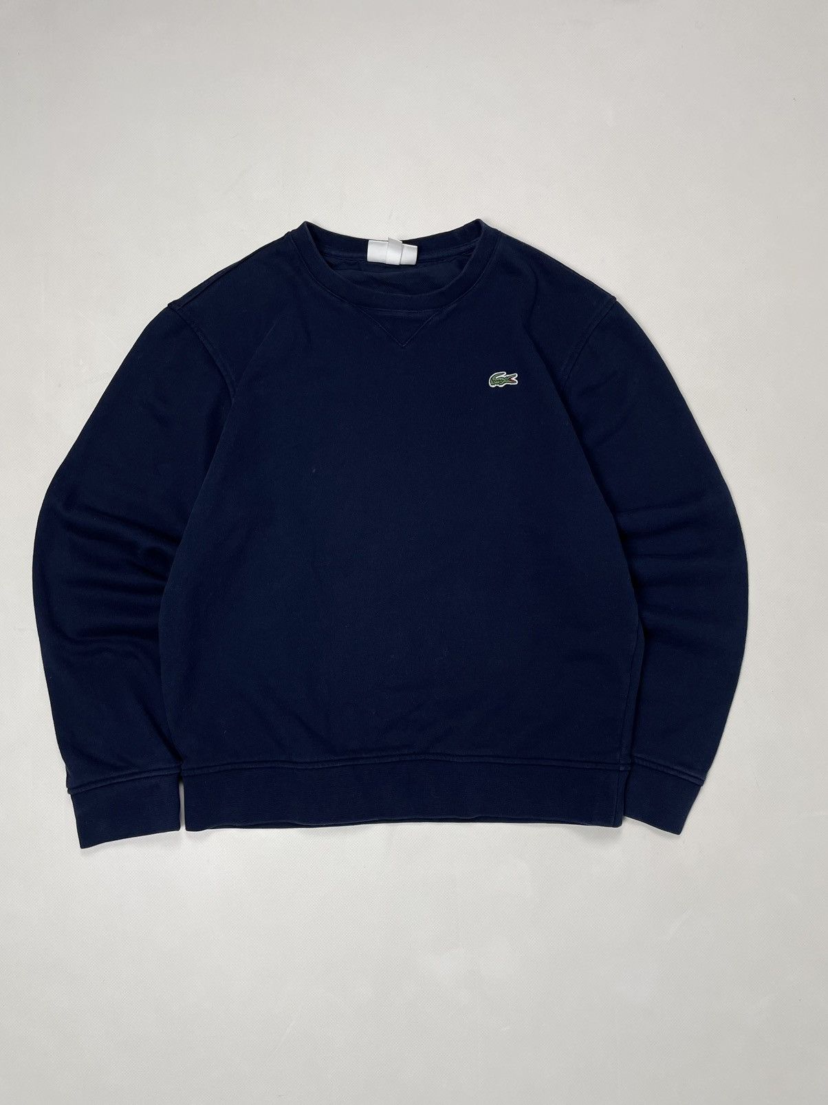 Lacoste Lacoste 🐊 Size : S Basic Blue Crewneck Sweatshirt Size US S / EU 44-46 / 1 - 1 Thumbnail
