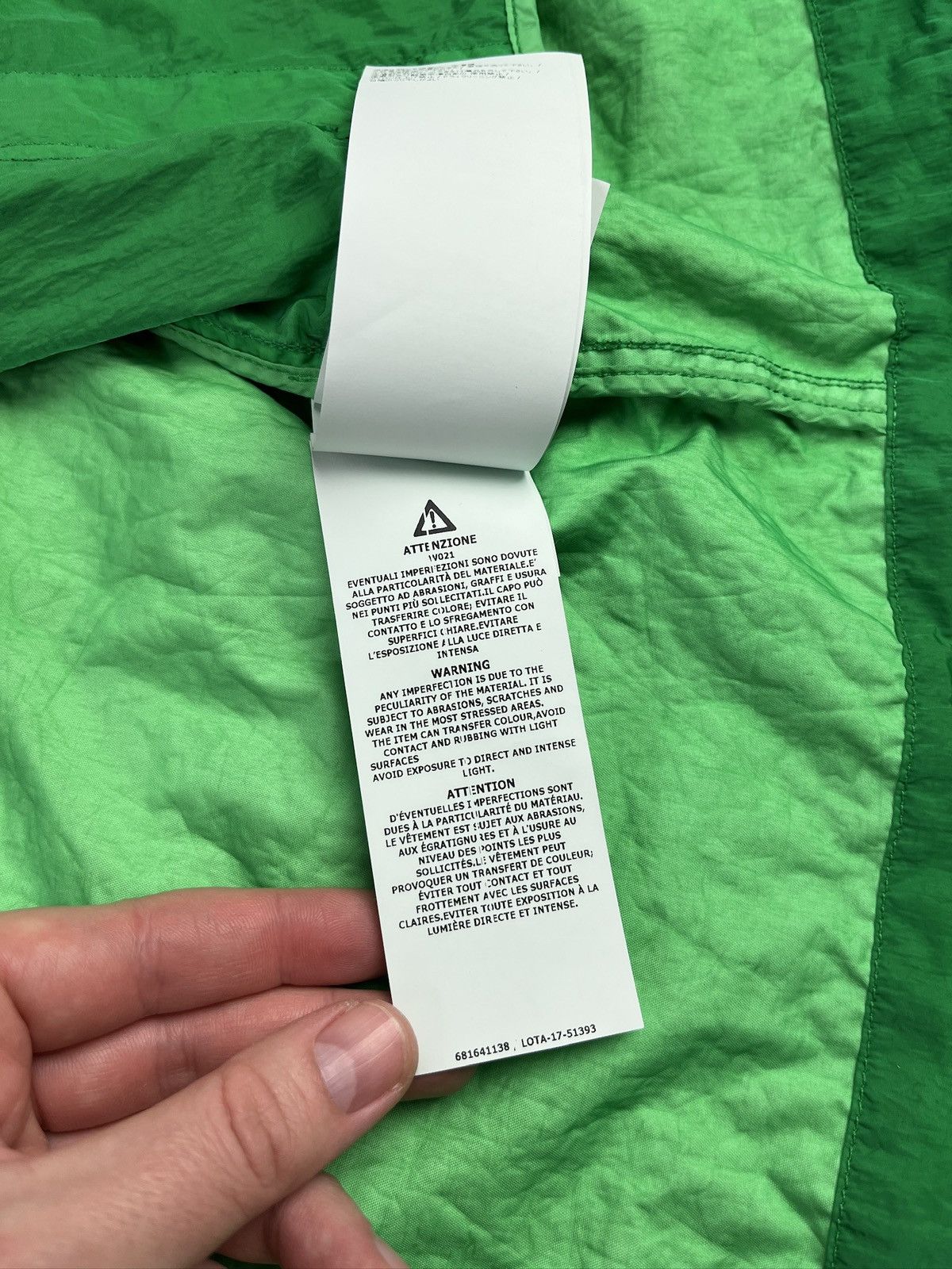 Stone Island SI Junior Garment Dyed Plated Reflective Hooded Jacket Size US XXS / EU 40 - 16 Thumbnail