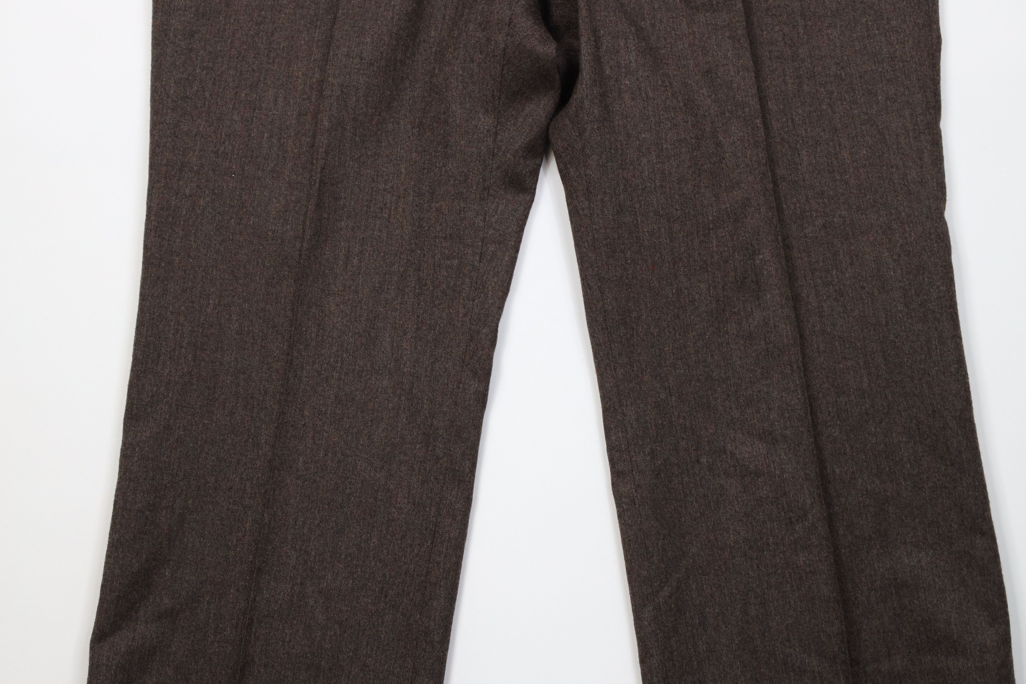 Vintage Vintage 70s Streetwear Flannel Knit Wide Leg Chino Pants USA Size US 38 / EU 54 - 3 Thumbnail