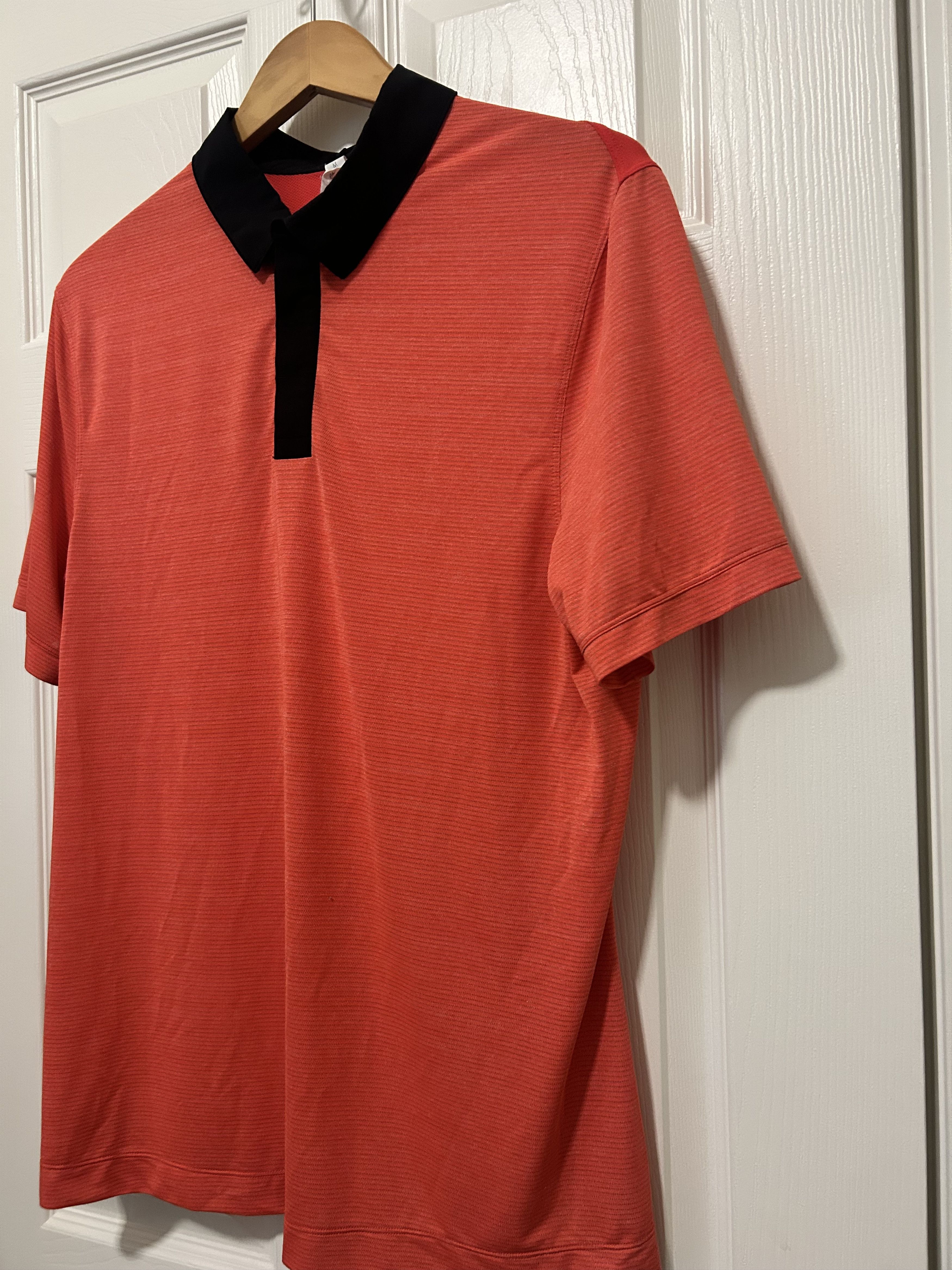 Lululemon Lululemon Precision Golf Polo Performance Orange Red Medium Size US M / EU 48-50 / 2 - 2 Thumbnail