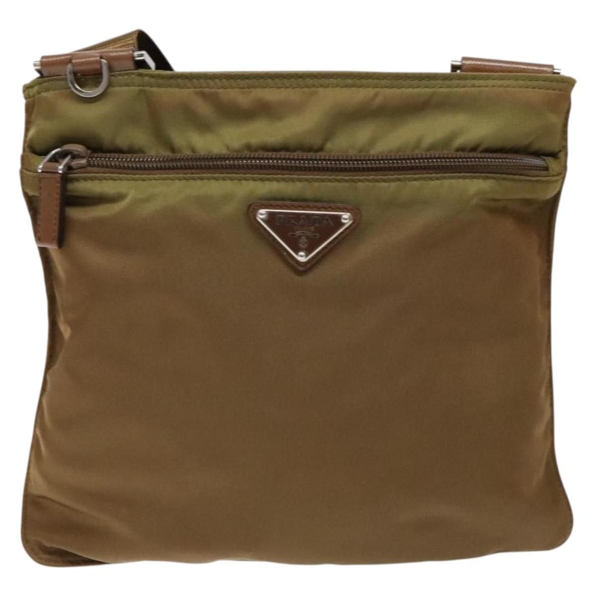 Prada PRADA Shoulder Bag Nylon Brown Silver Size ONE SIZE - 2 Thumbnail