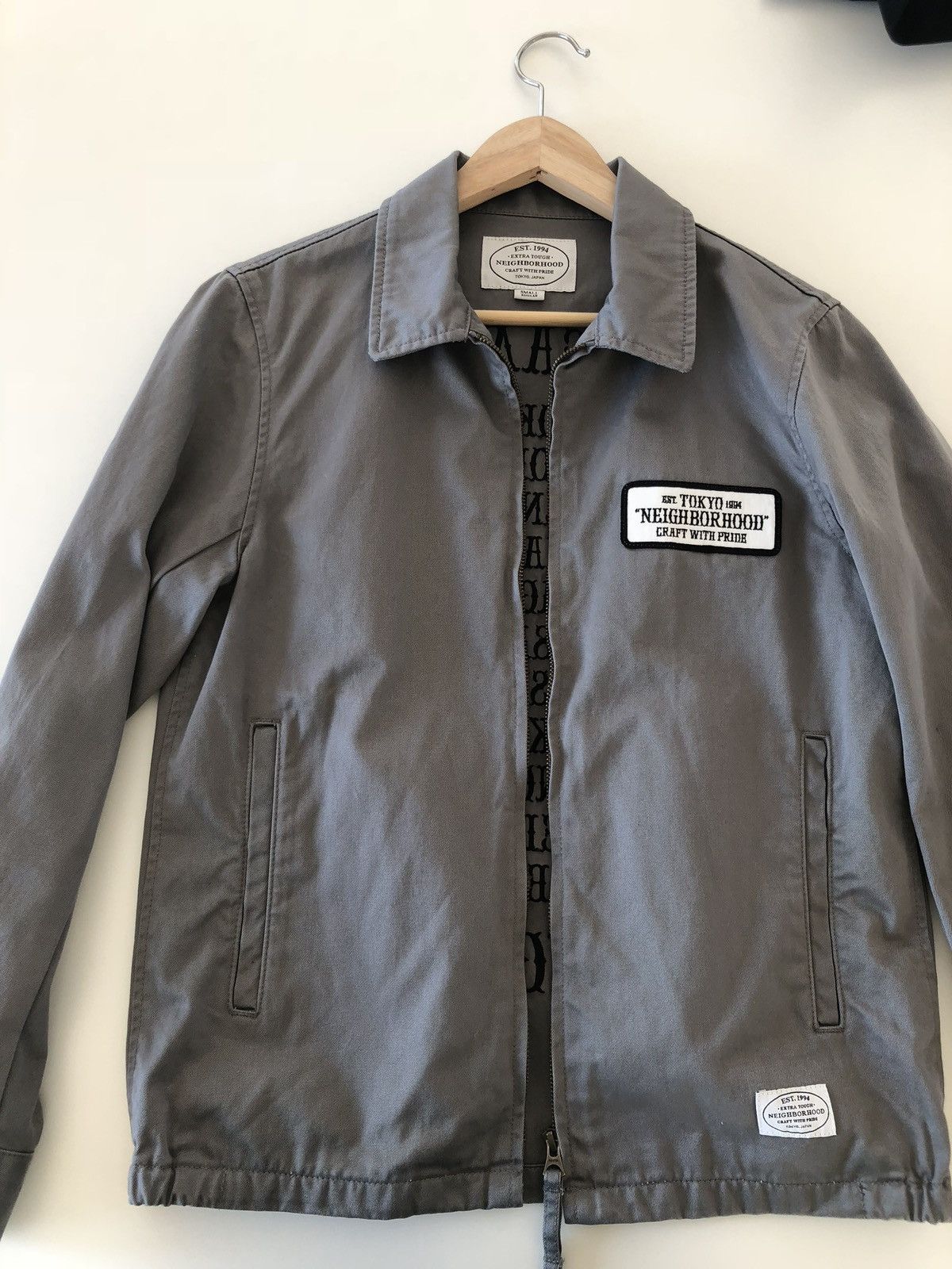 Image of Neighborhood Work Jacket in Grey, Men's (Size Small)