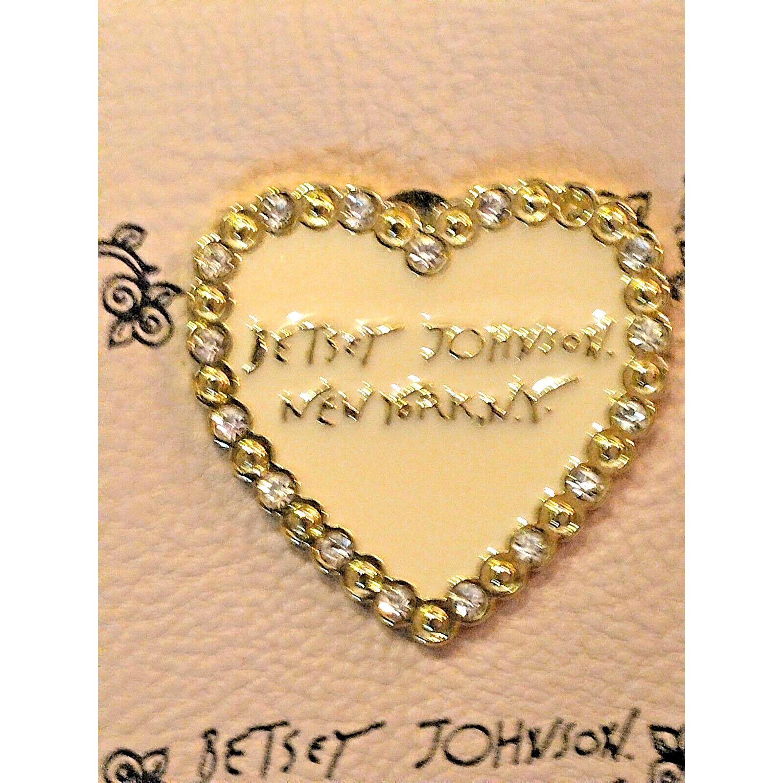 Betsey Johnson Betsey Johnson Women's Crossbdy Beige White Two Tone Leather Size ONE SIZE - 4 Thumbnail