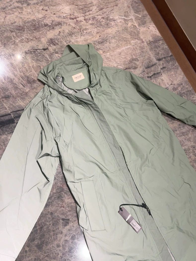 Fear of God Nylon Hooded Rain Jacket Sixth Collection Logo | Grailed