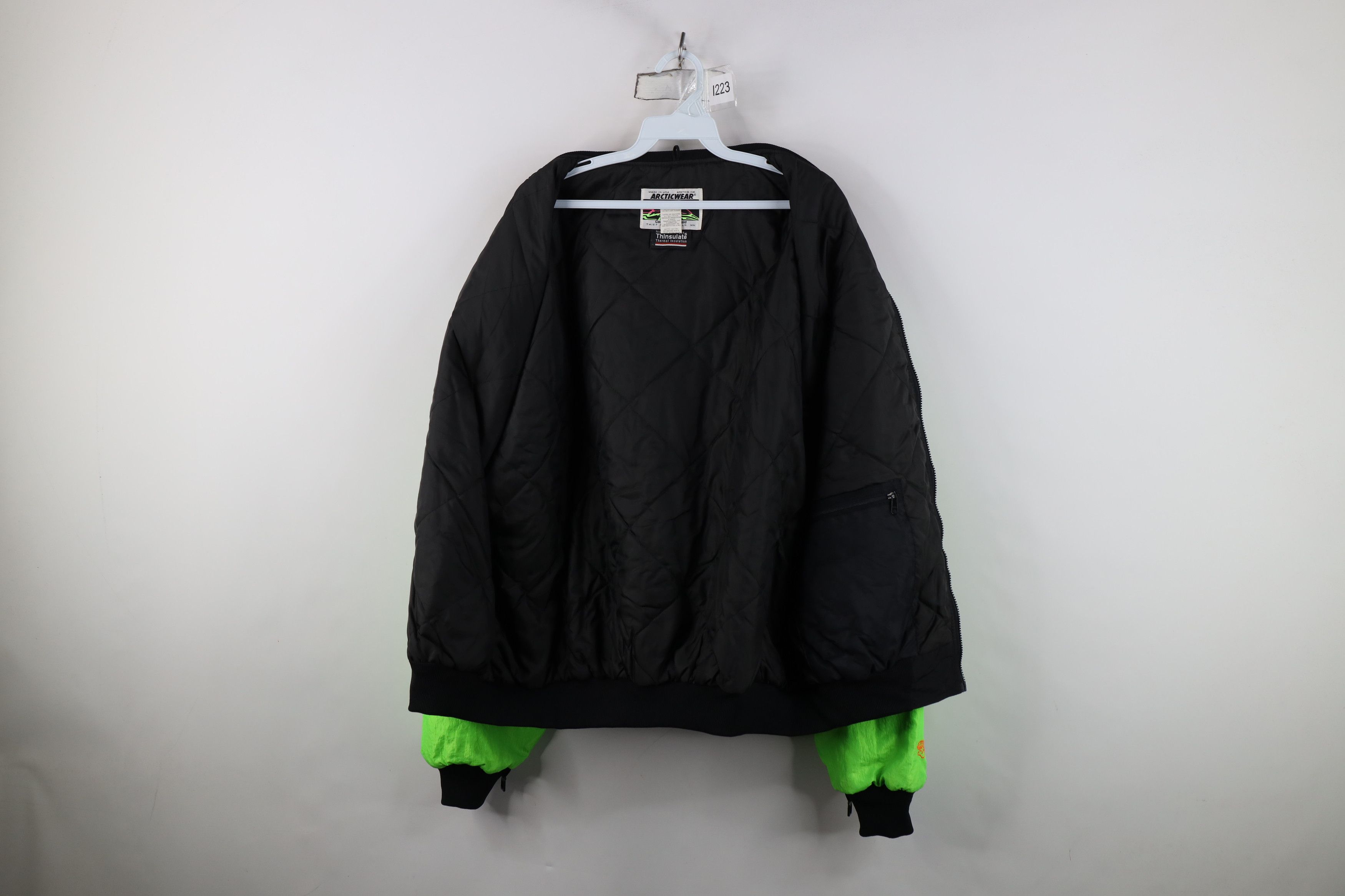 Vintage Vintage 90s Arctic Cat Team Arctic Racing Bomber Jacket USA Size US XL / EU 56 / 4 - 9 Thumbnail