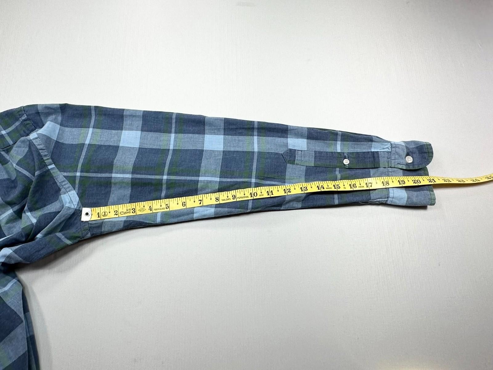 J.Crew J. Crew 100% Cotton Long Sleeve Flannel Shirt Blue Men's M Size US M / EU 48-50 / 2 - 5 Thumbnail