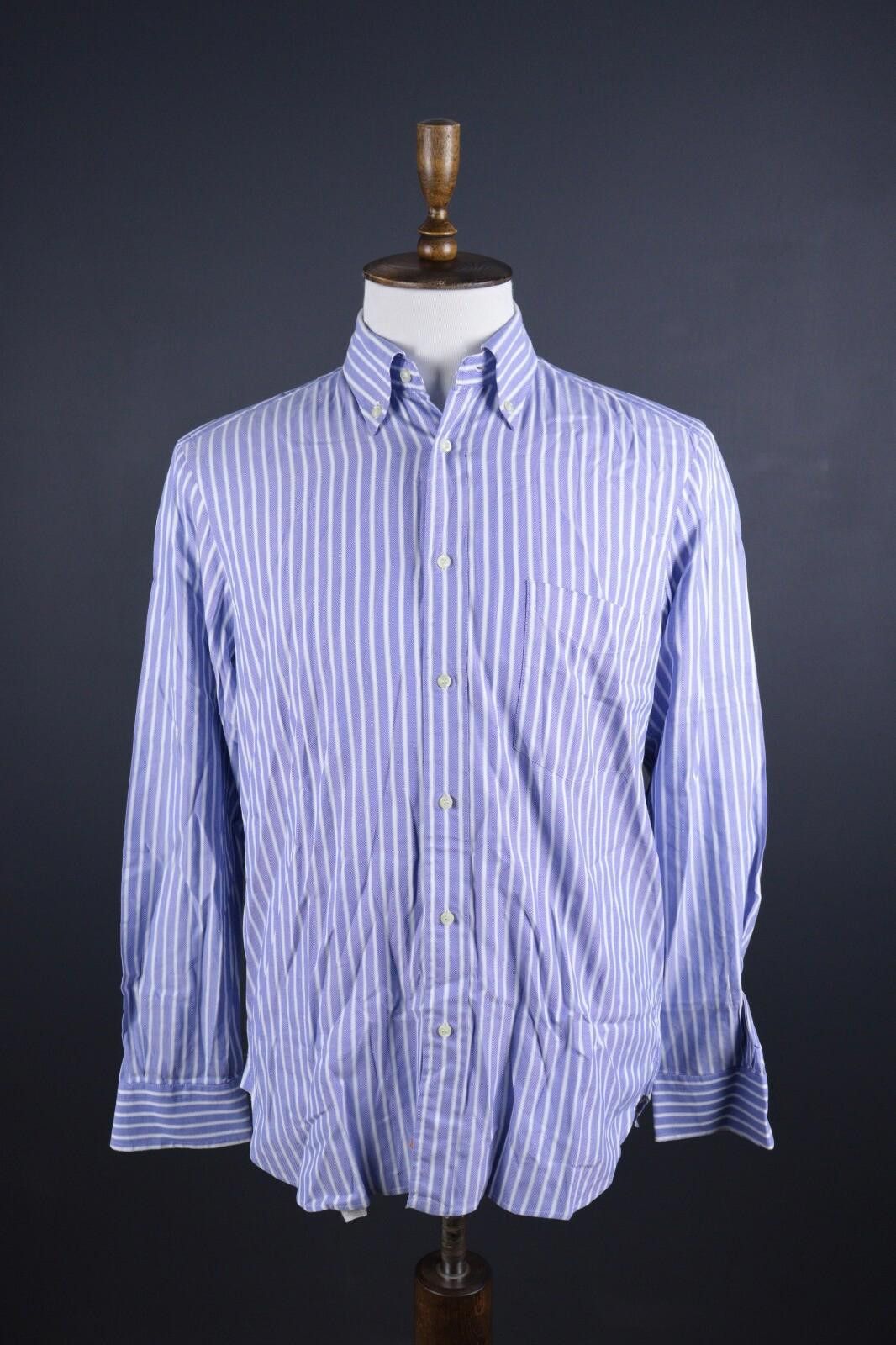 Designer Boggi Milano Fine Italian Fabric Oxford Shirt Size 41 / 16 Size US M / EU 48-50 / 2 - 1 Thumbnail