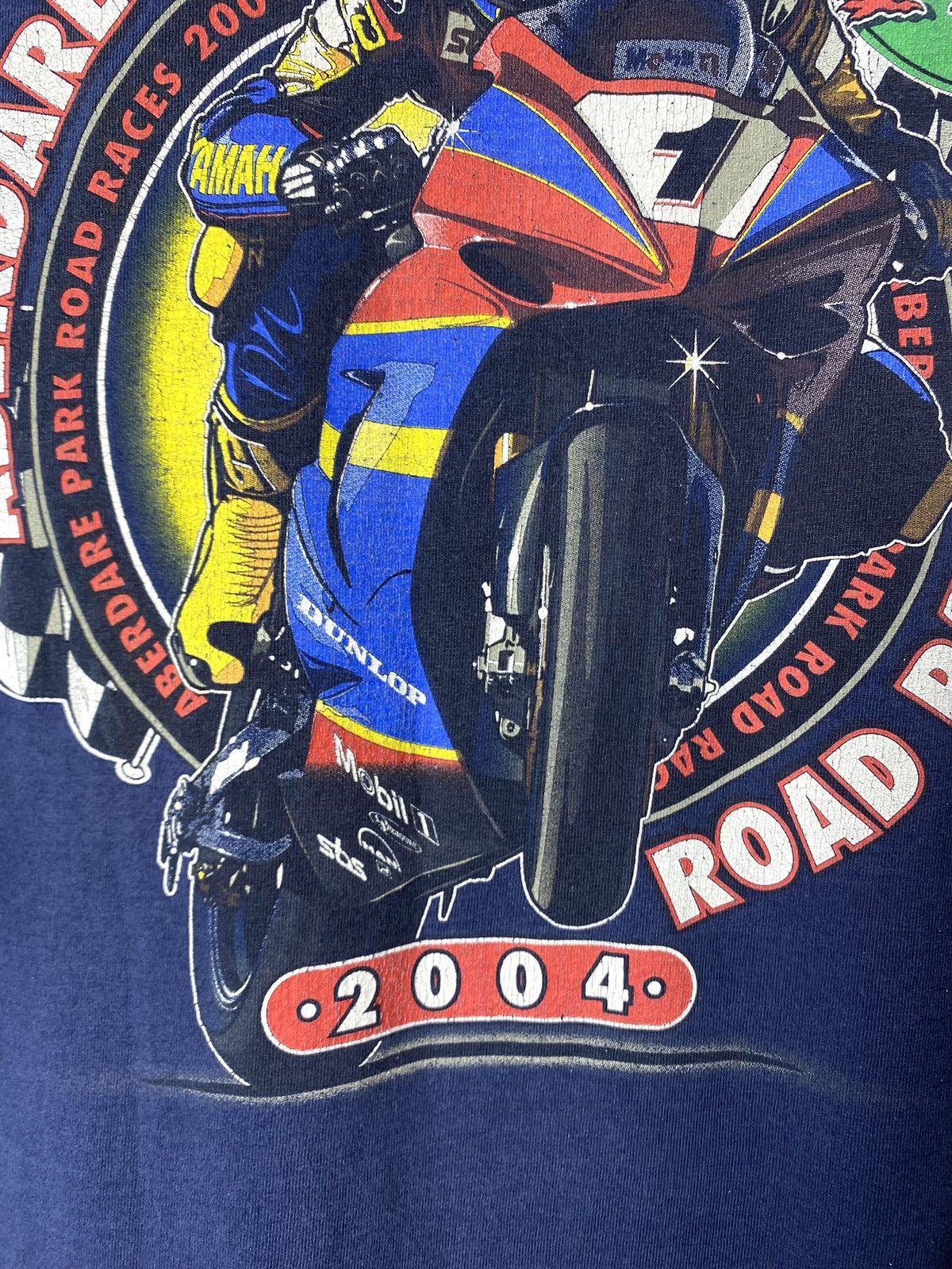 Japanese Brand Vintage 2000’s Yamaha Aberdare Park Racing T Shirt Size US XL / EU 56 / 4 - 5 Thumbnail