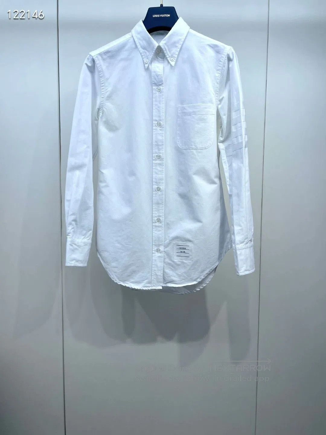 Thom Browne Thom Browne TB White Slim Shirt. Size US M / EU 48-50 / 2 - 1 Thumbnail