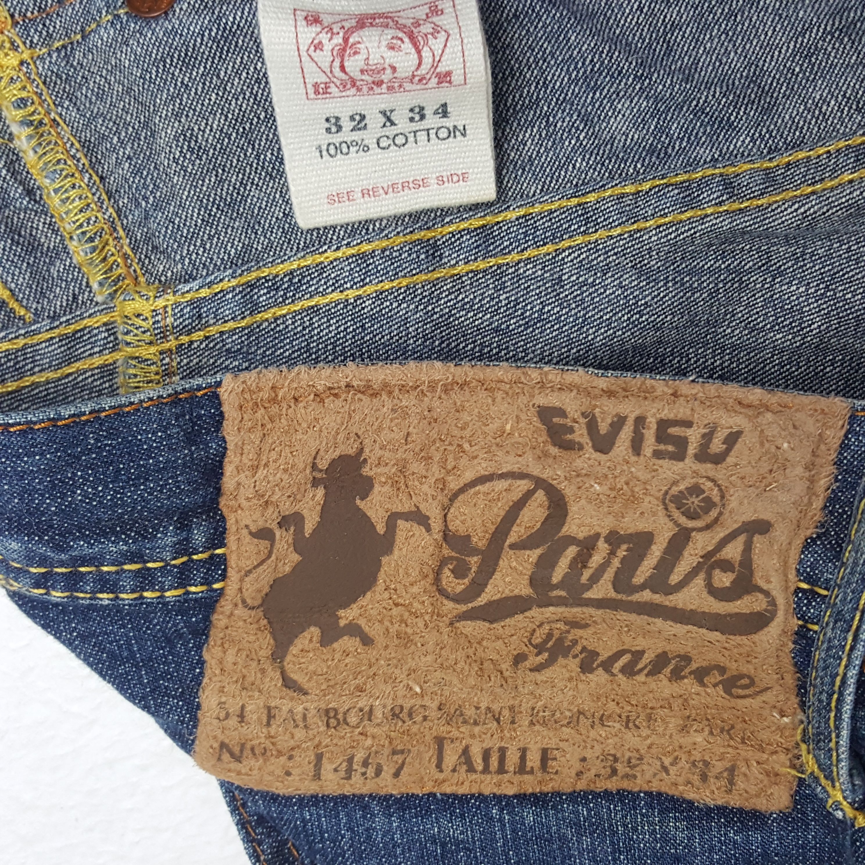 Evisu Vintage Evisu Paris Custom Daicock Denim Jeans Size US 30 / EU 46 - 14 Thumbnail